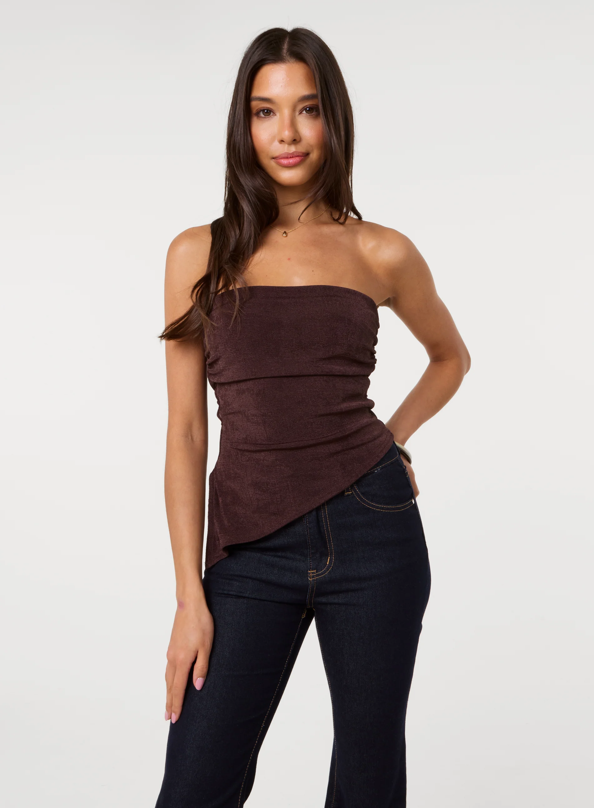 Acetate Bandeau Top