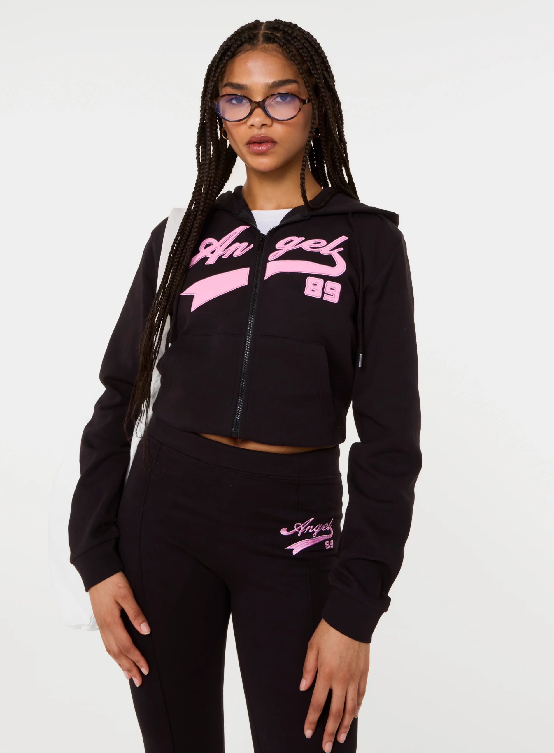 Angel Slogan Hoodie
