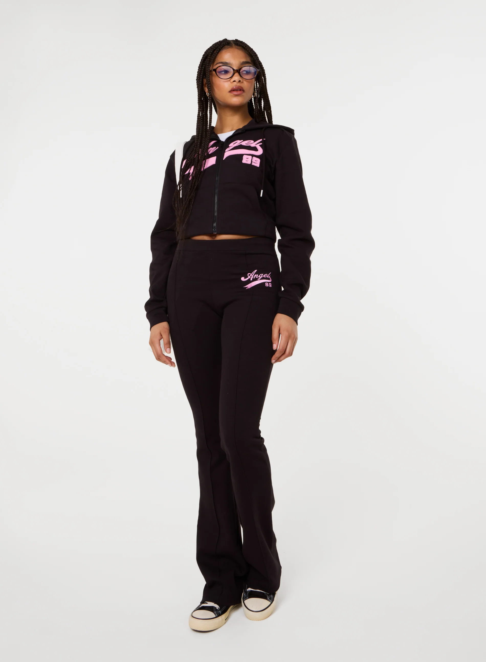 Angel Slogan Hoodie - Image 2