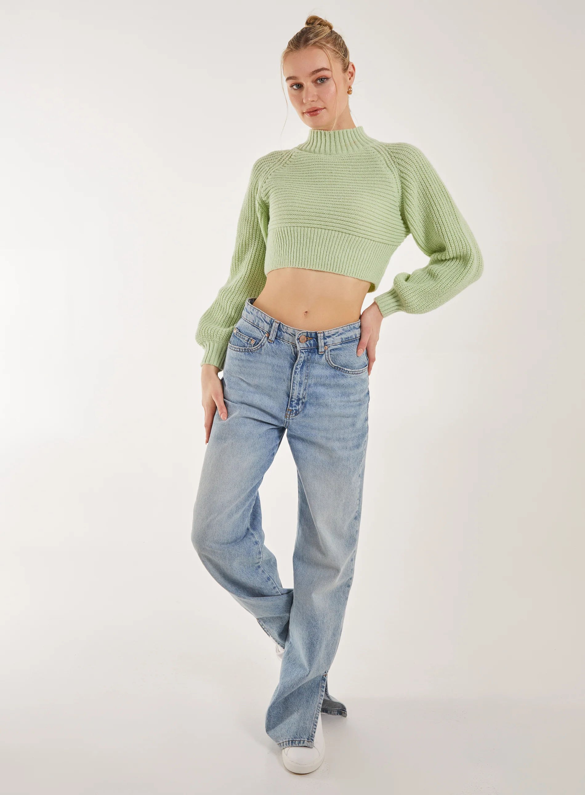 High Neck Knitted Jumper - Image 2