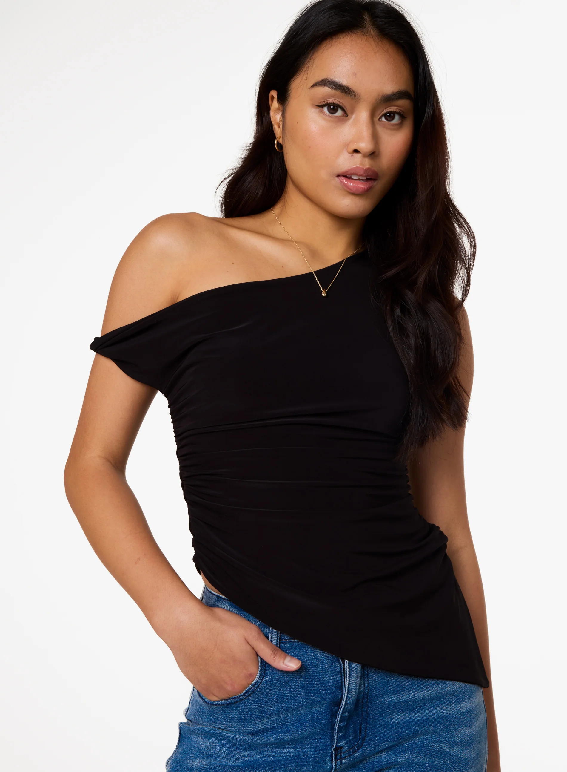 Asymmetric Butterfly Hem Top - Image 3
