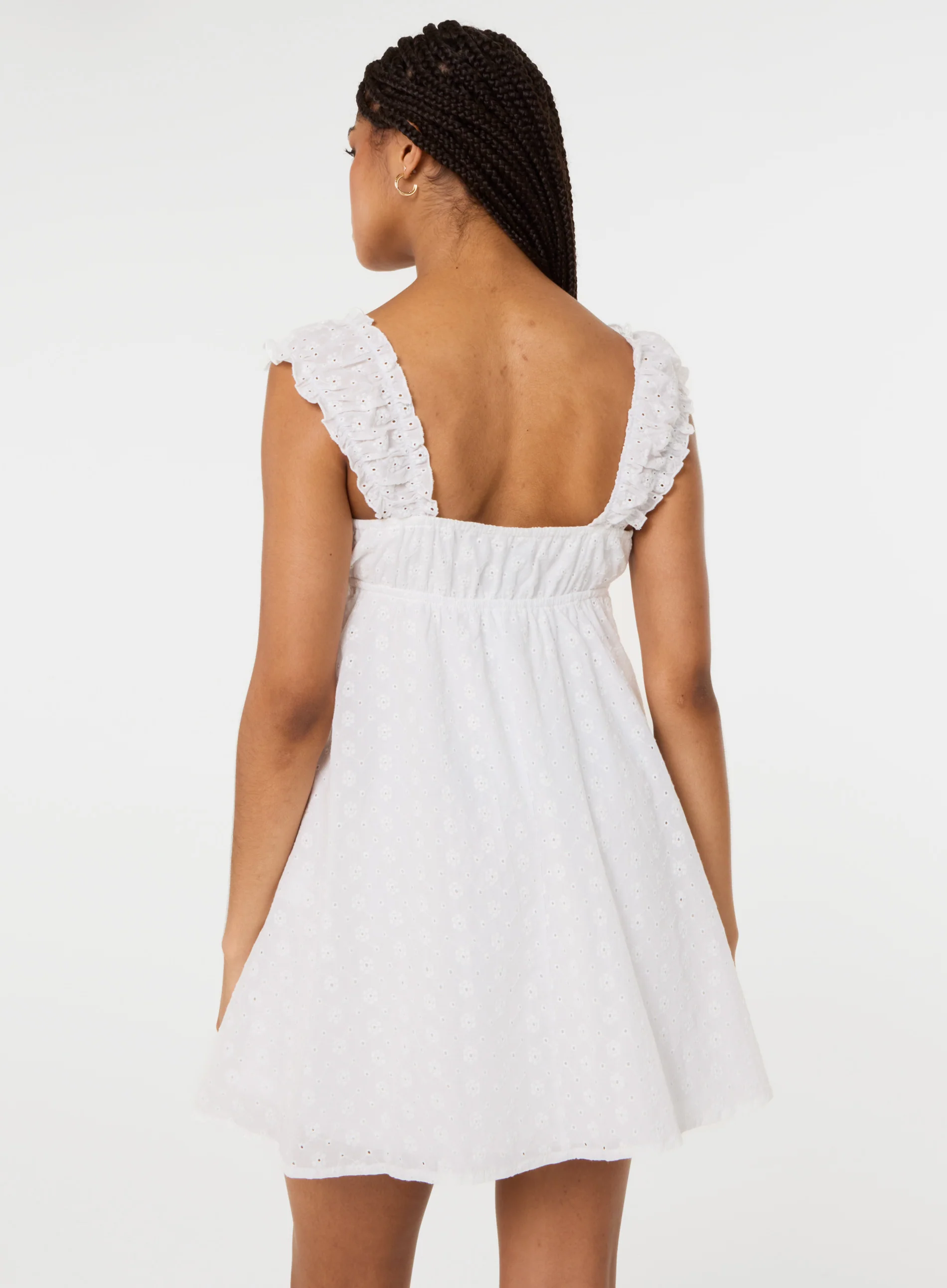 Babydoll Broderie Dress - Image 5