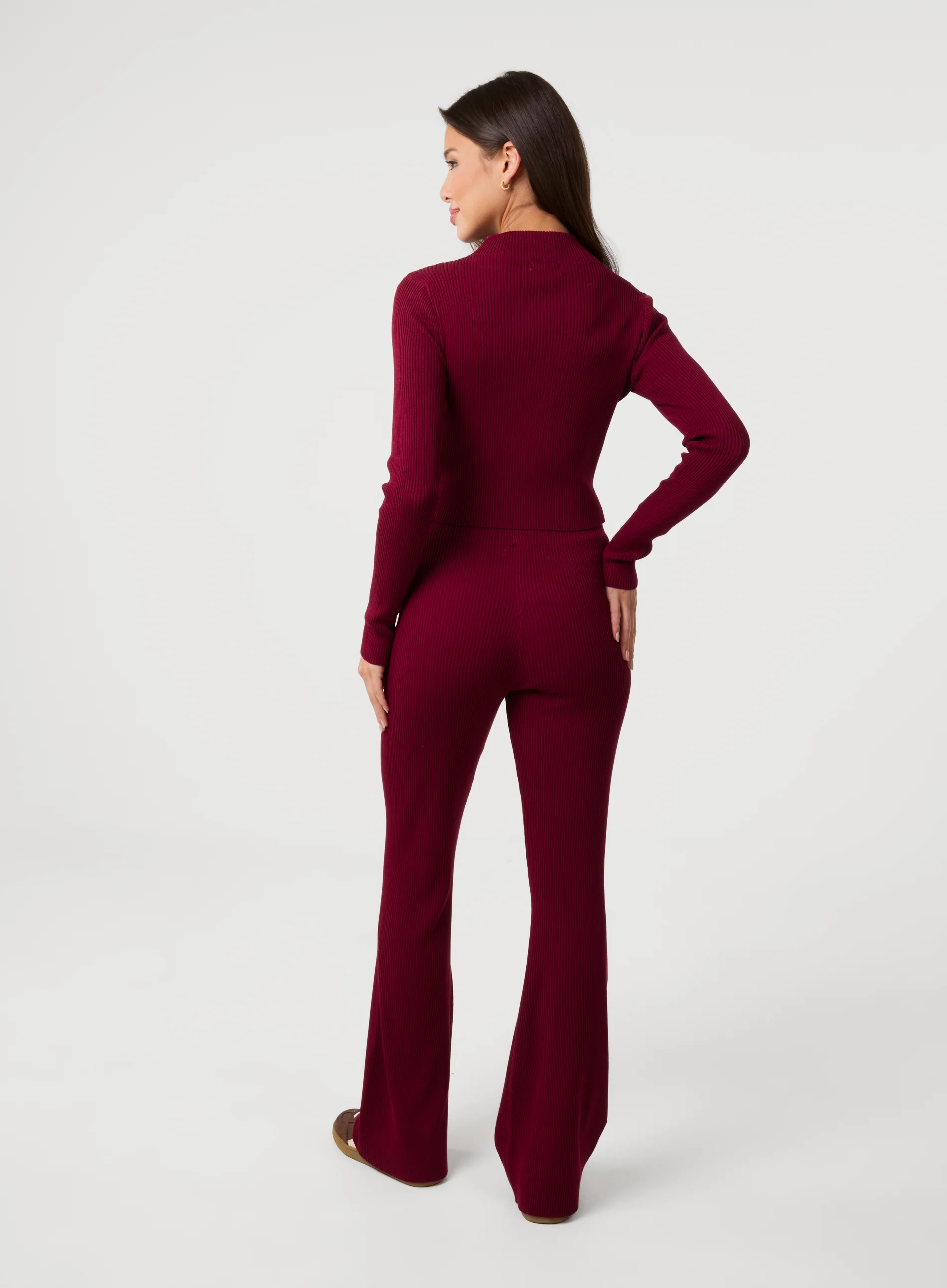 Zip Up Ribbed Set - Image 5
