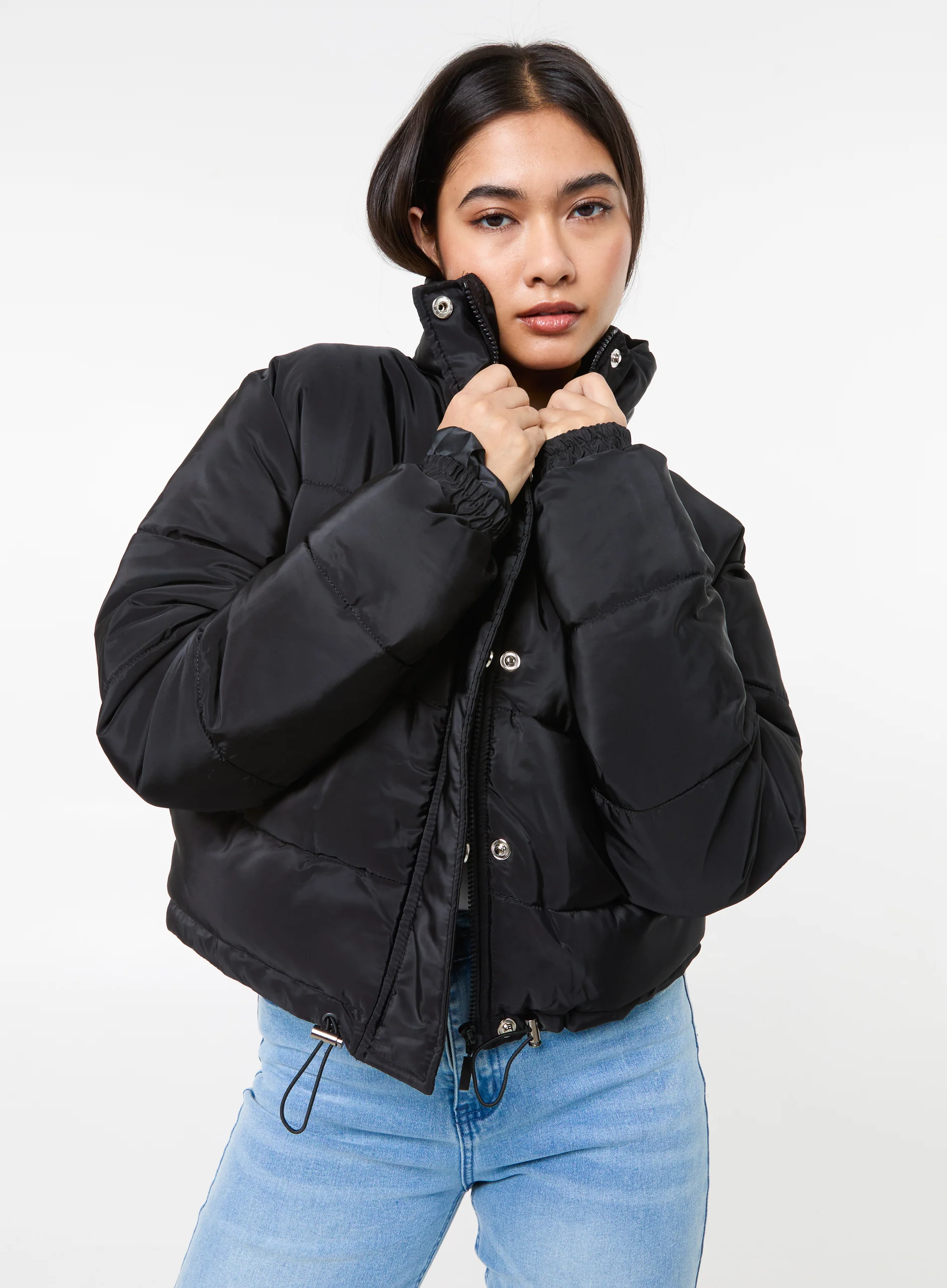 Crop Bomber Jacket - Image 3
