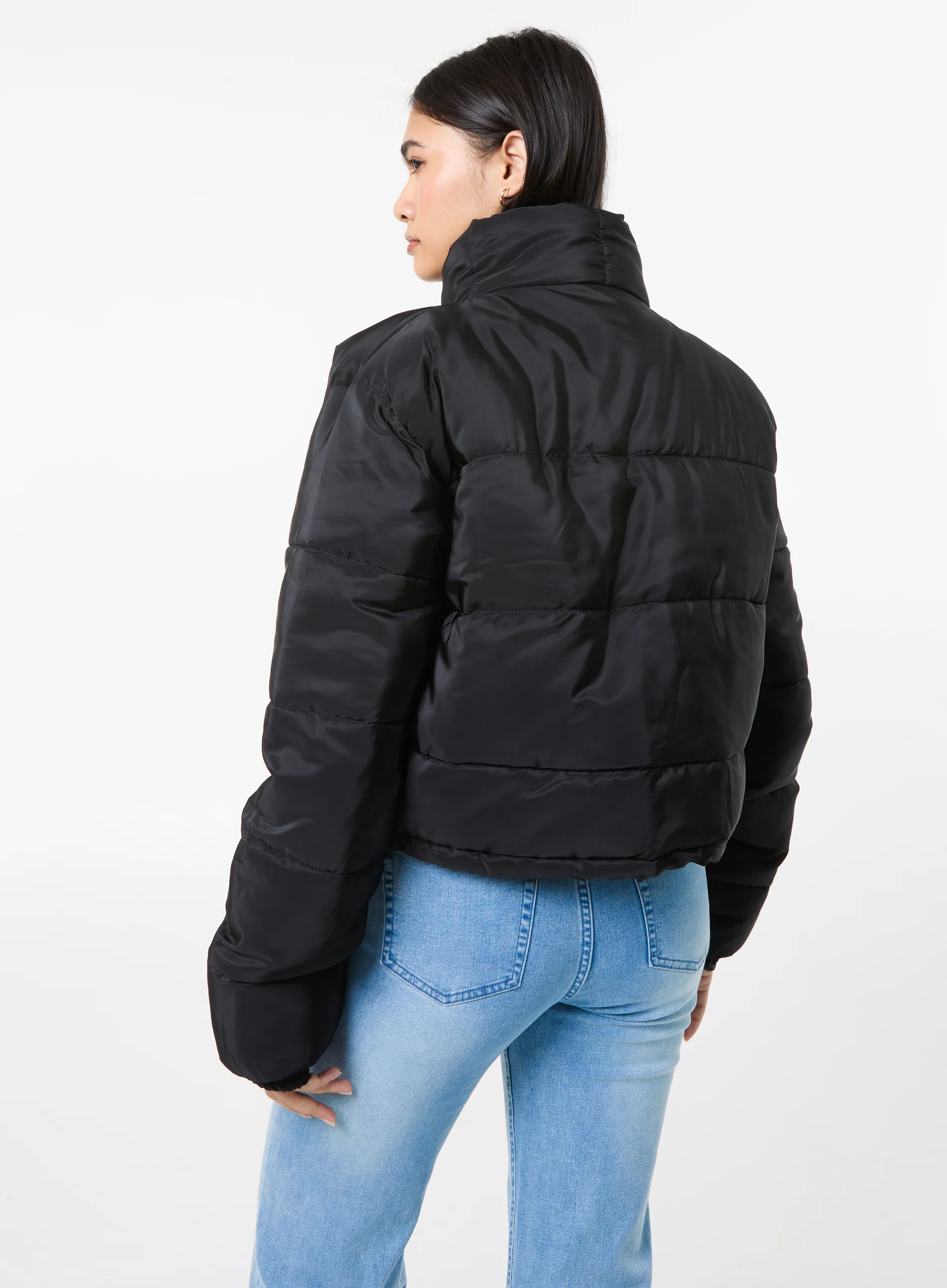 Crop Bomber Jacket - Image 4