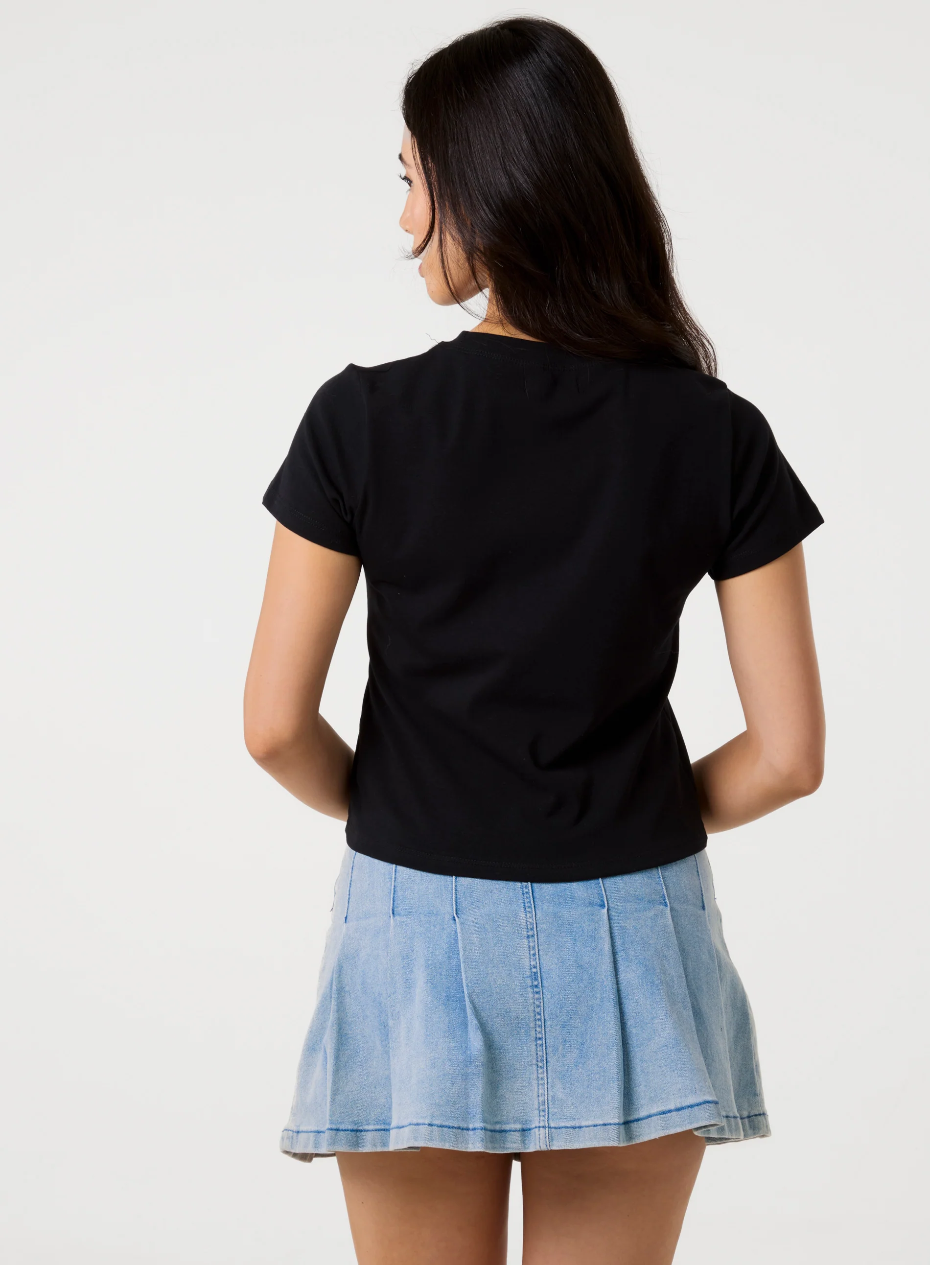 Diamante Strawberry Bow Tee - Image 4