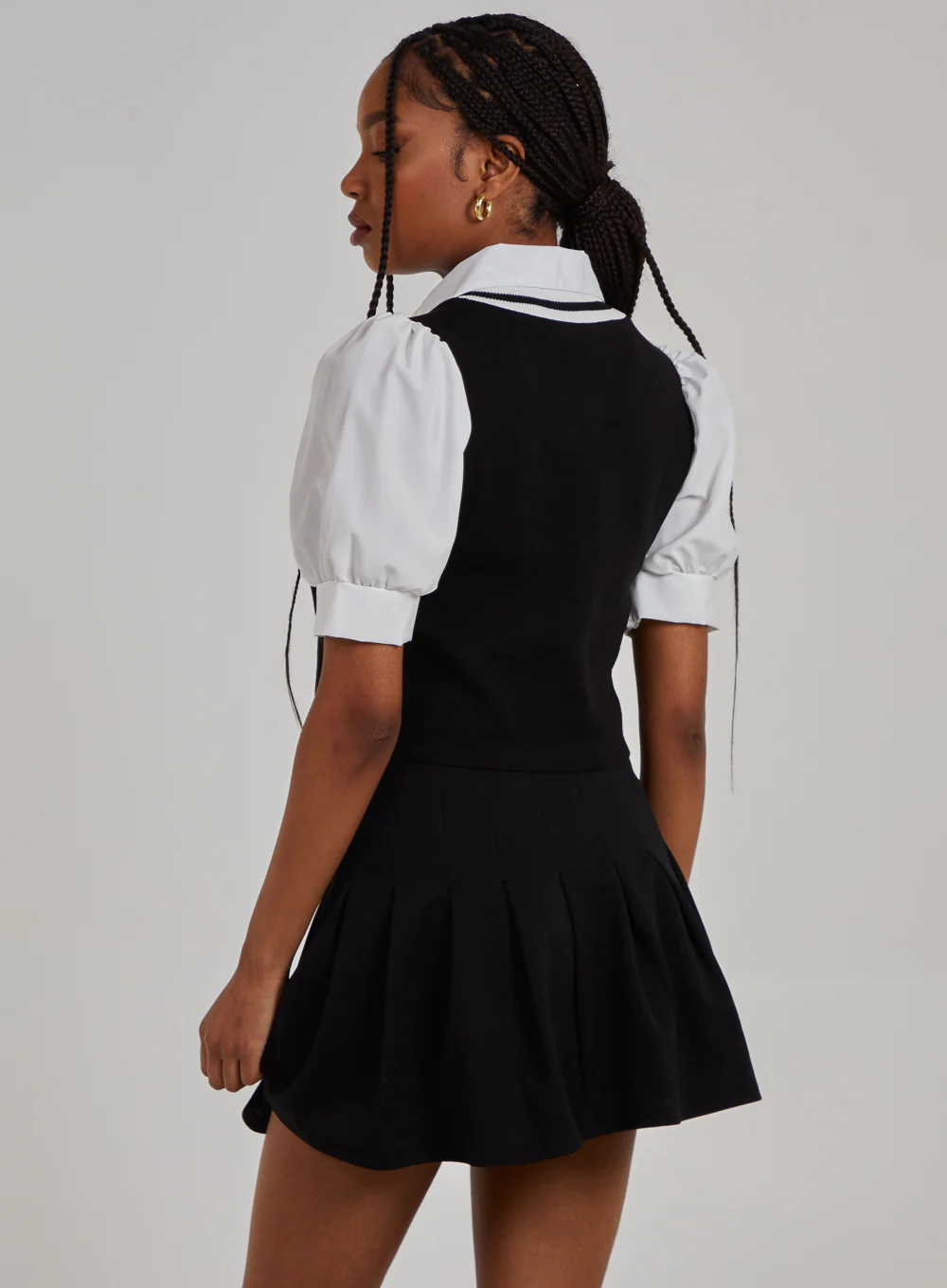 Double Layered Shirt Top - Image 4