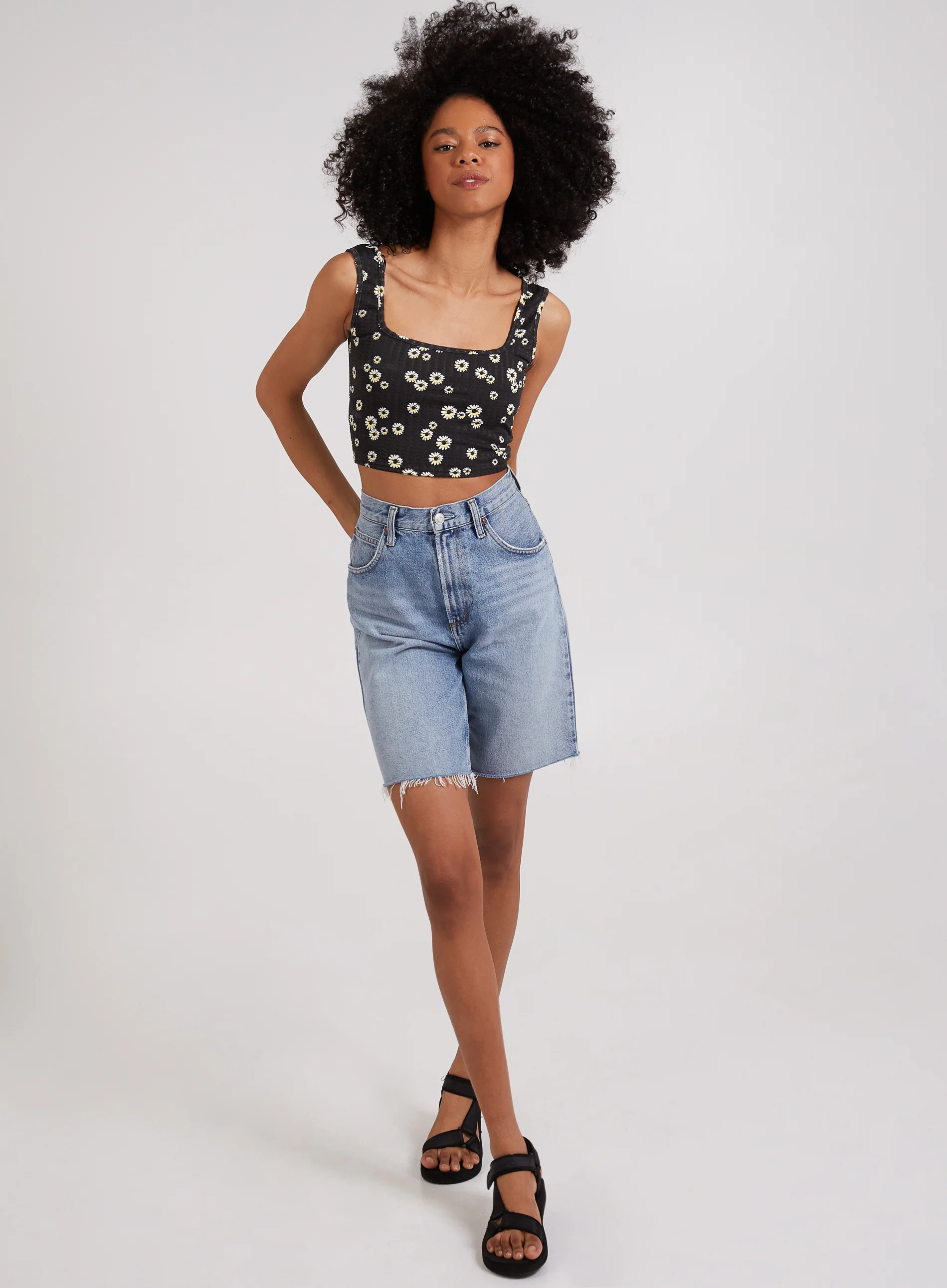 Floral Crop Top - Image 2