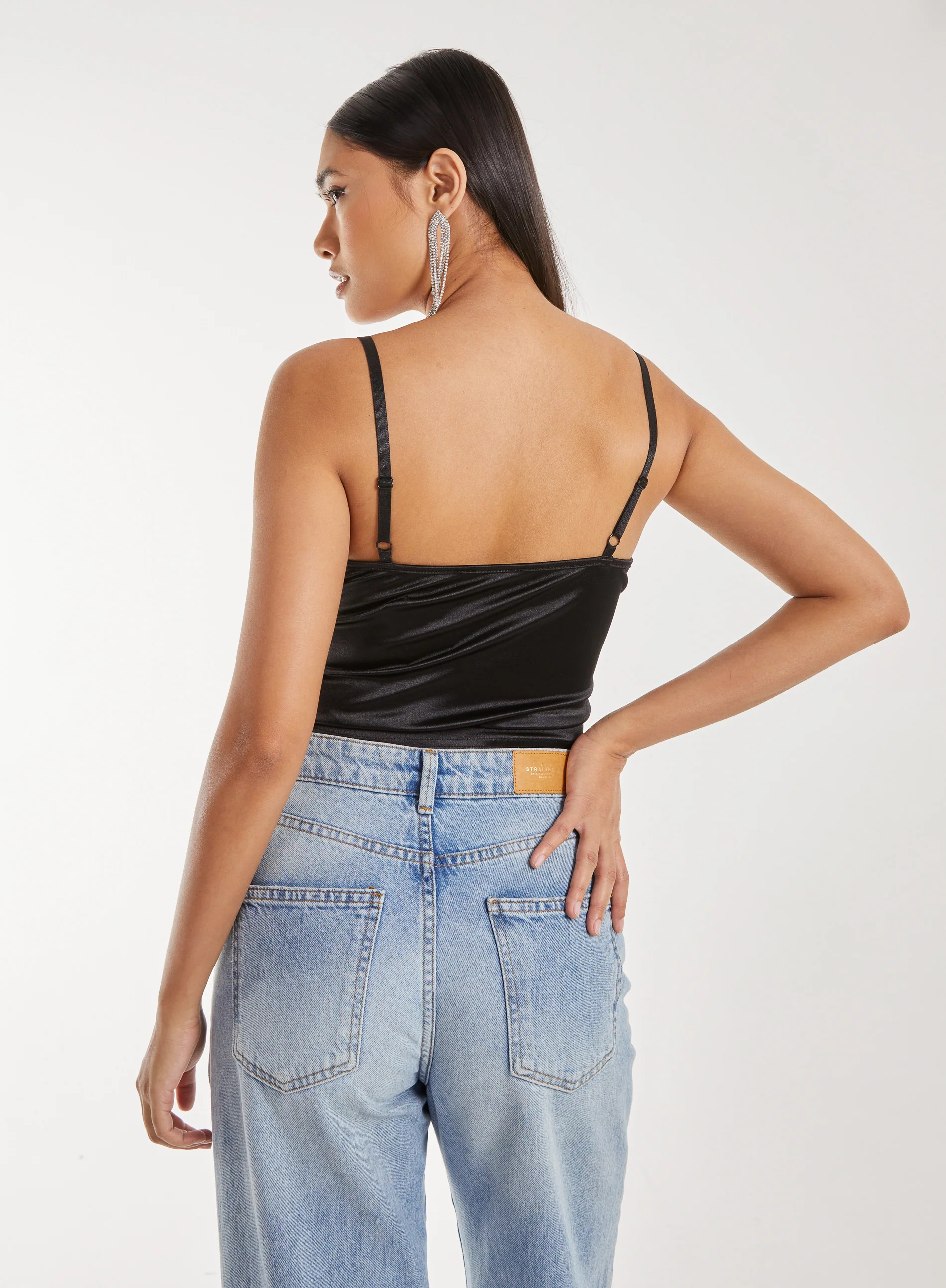 Fuzzy Trim Bralette - Image 4