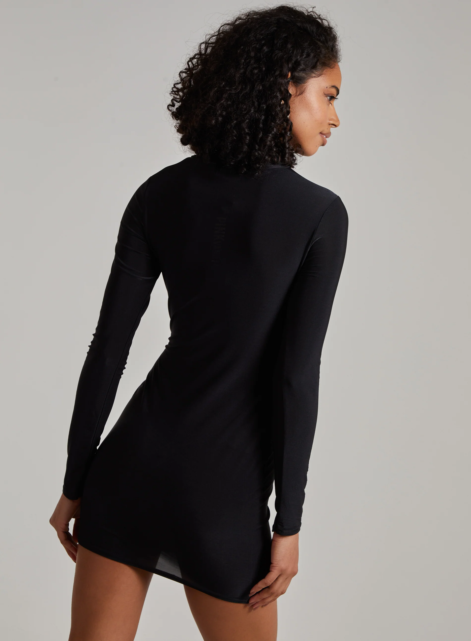 Heart Diamante Slinky Letterbox Dress - Image 4