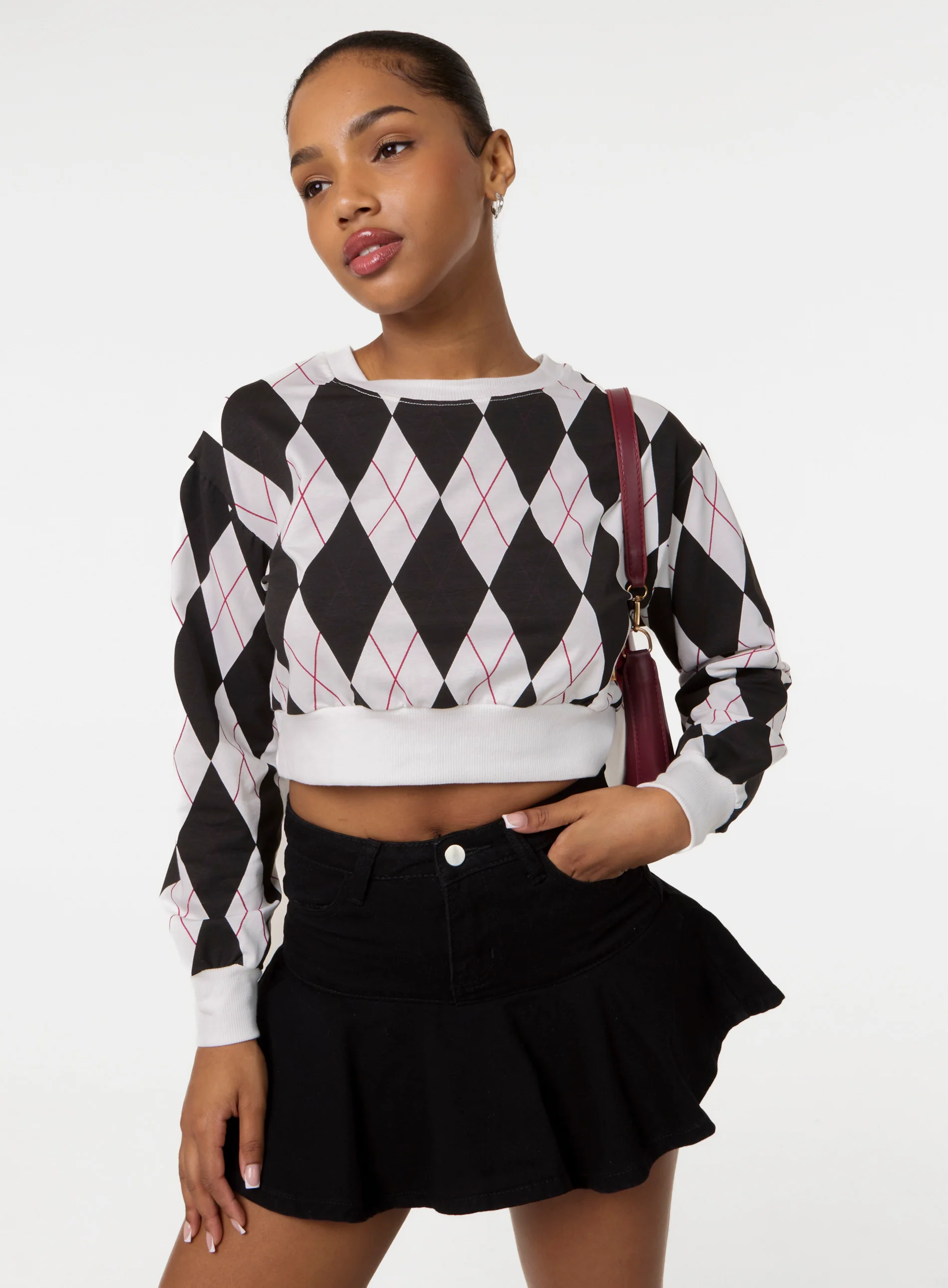 Long Sleeve Diamond Top - Image 4
