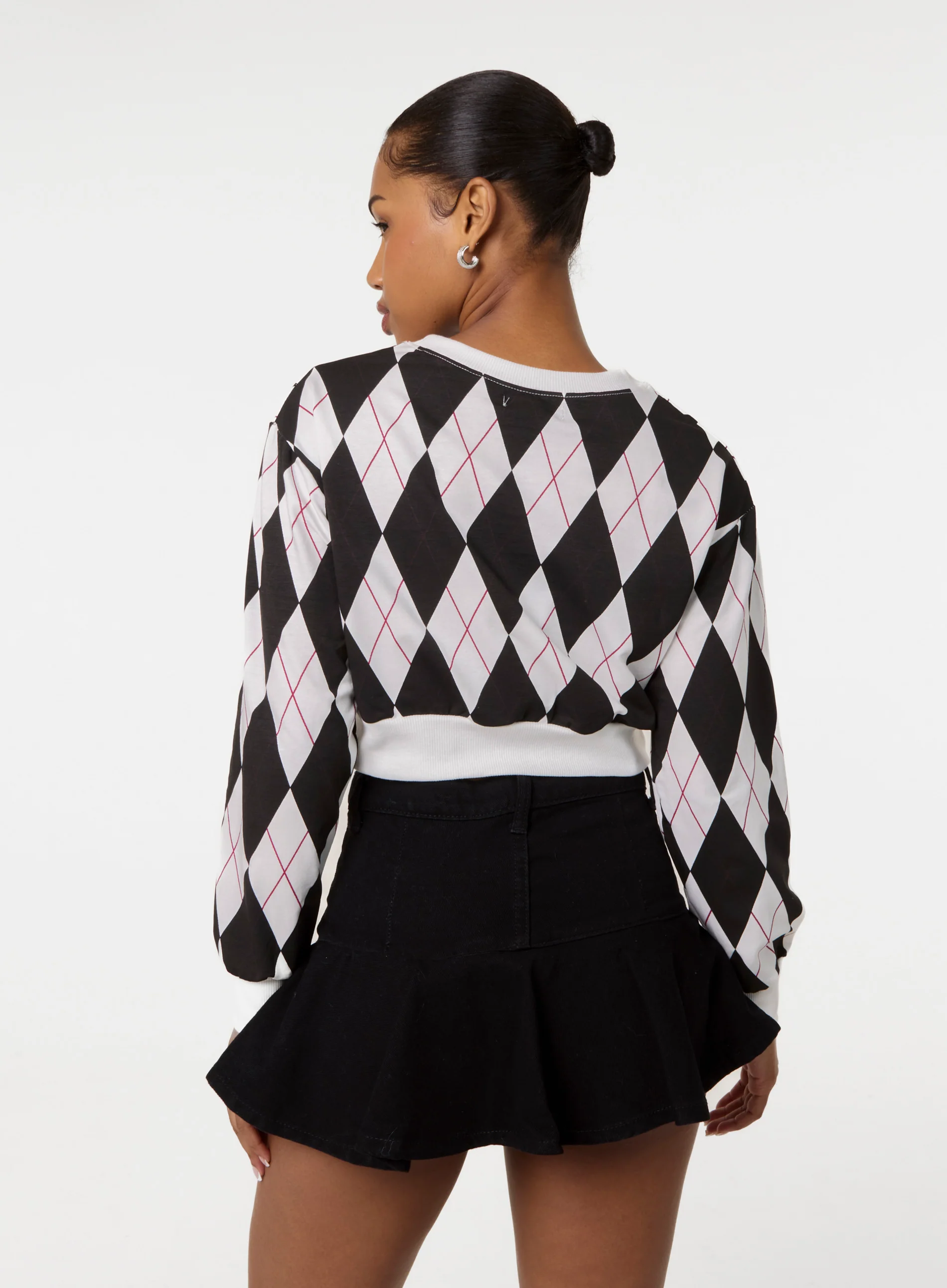 Long Sleeve Diamond Top - Image 5