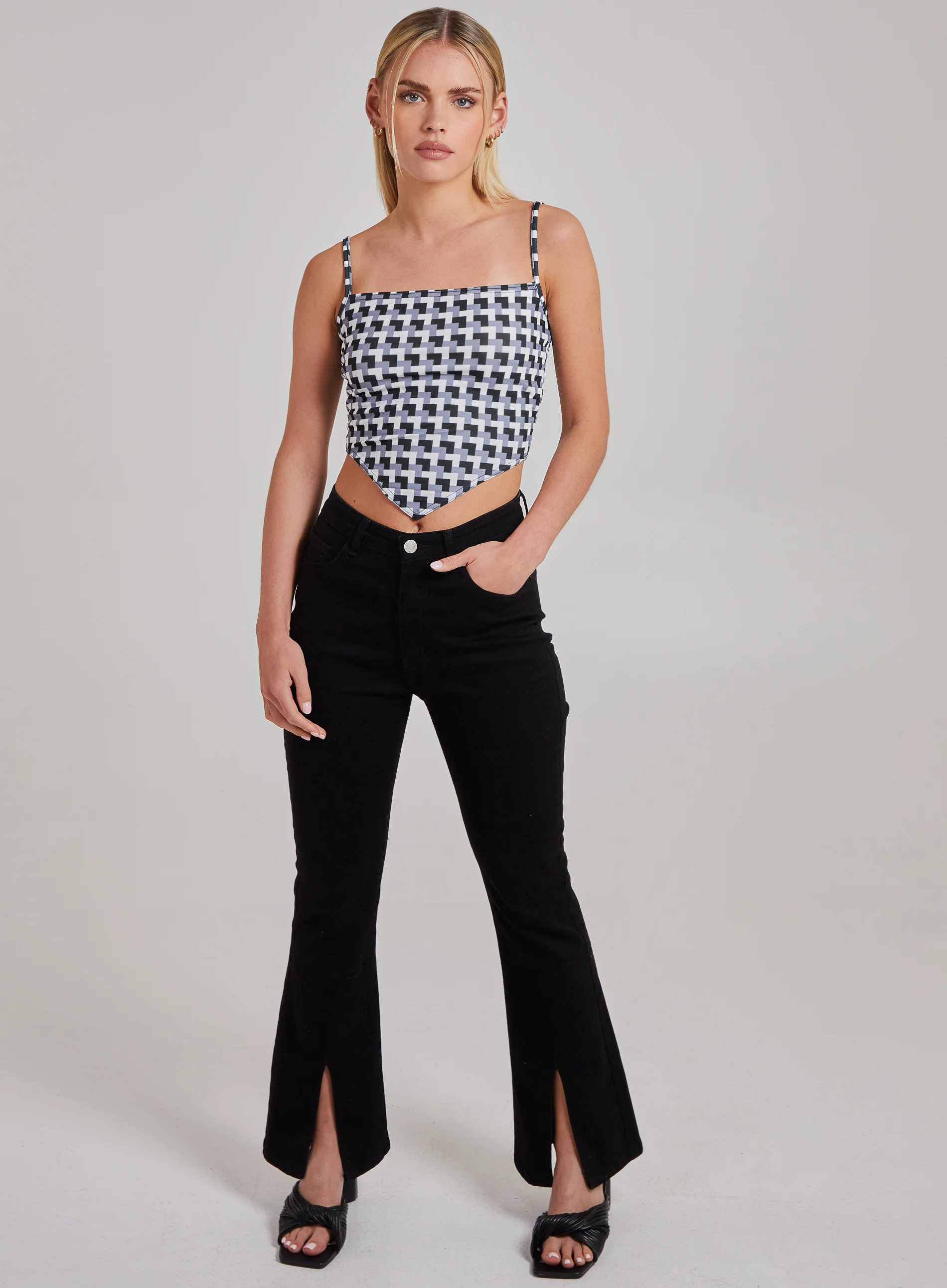 Geometric Print Cami Top - Image 2