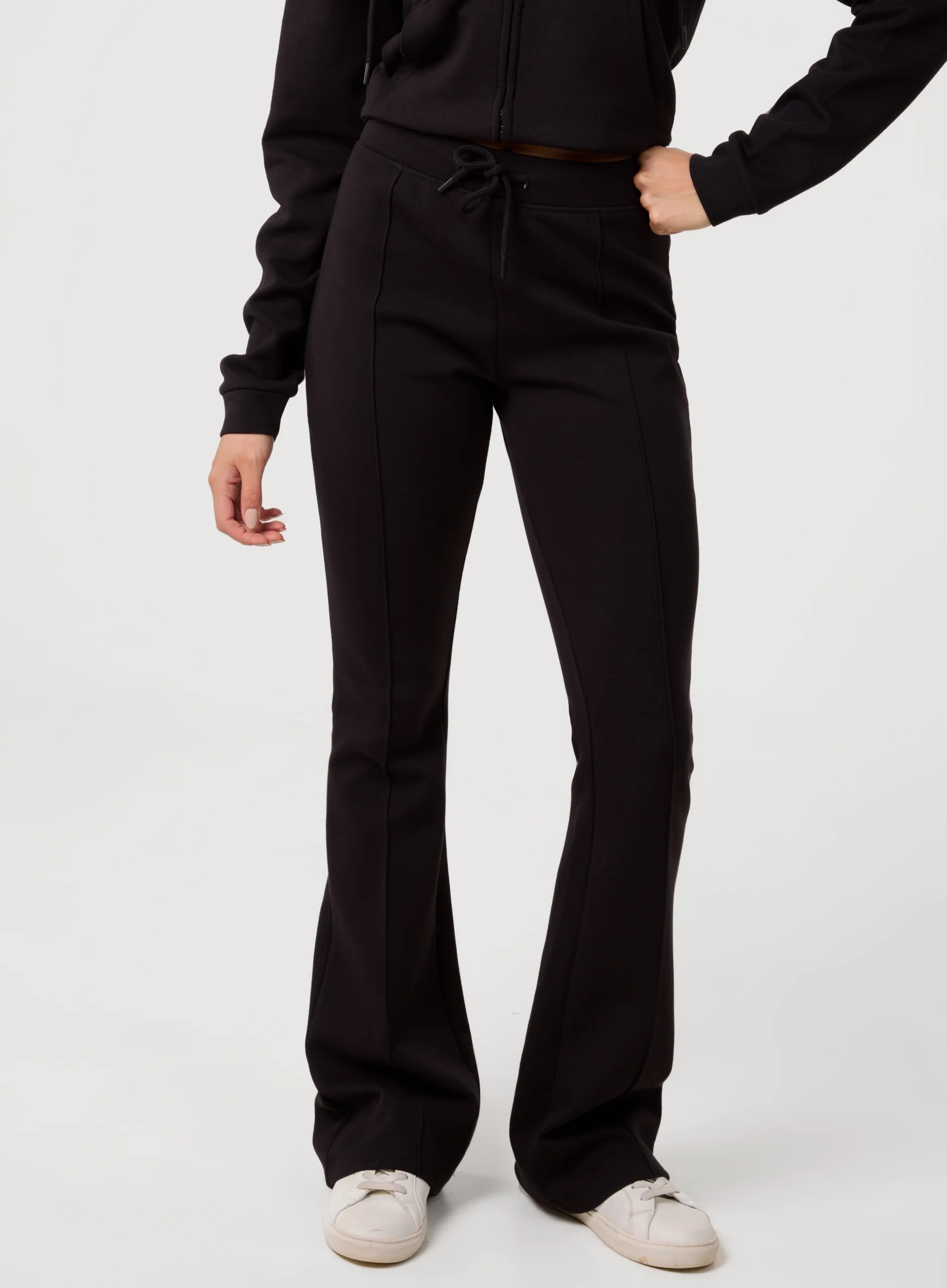 Pin Tuck Jersey Flares - Image 3