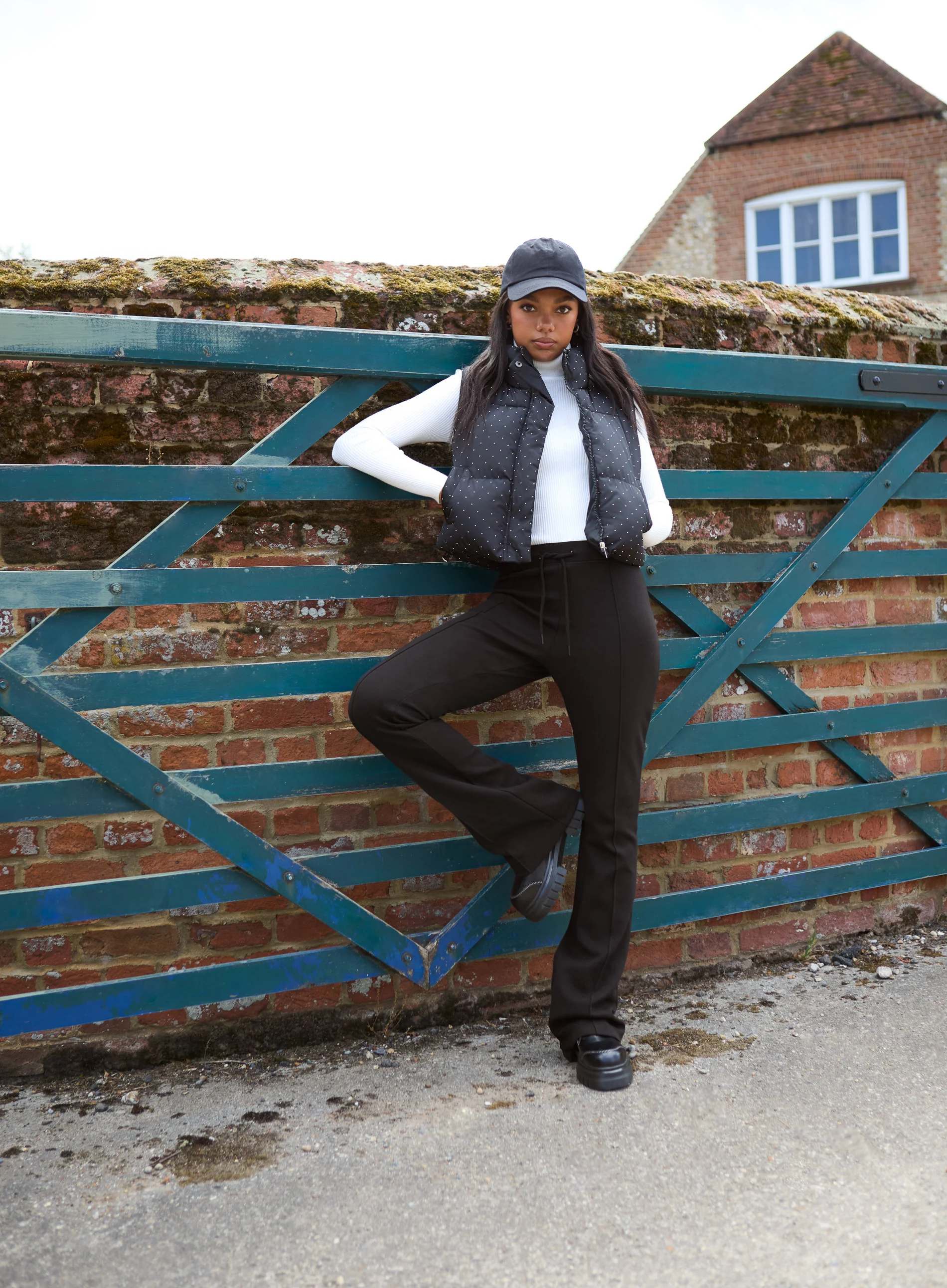 Pin Tuck Jersey Flares - Image 5