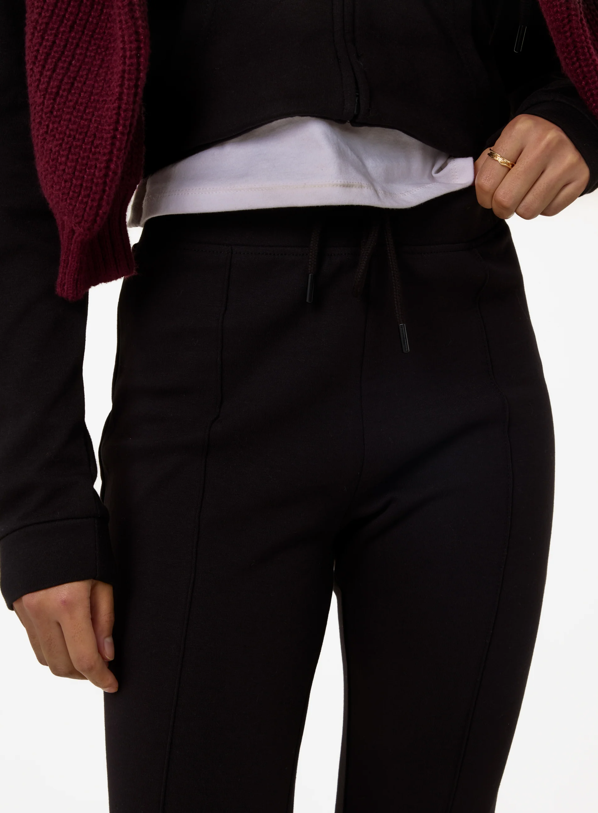 Pin Tuck Jersey Flares - Image 3