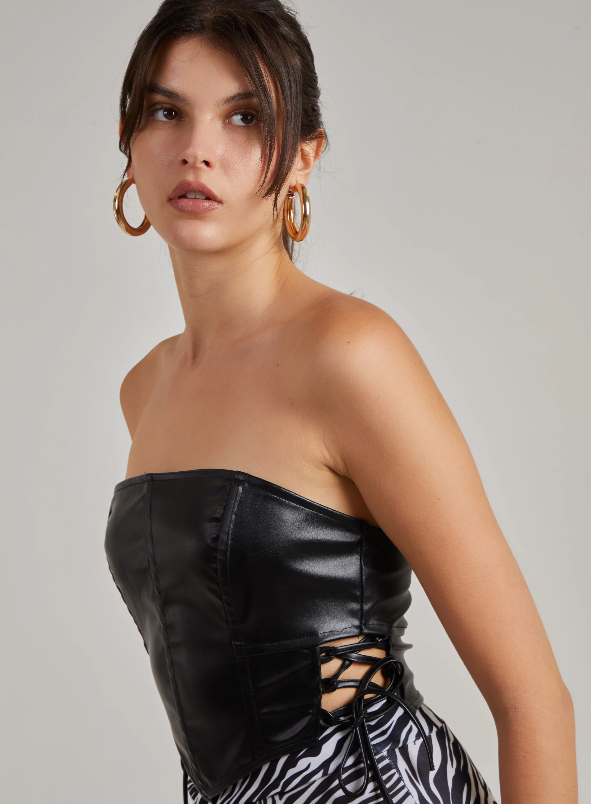 Premium Leather Look Corset - Image 3