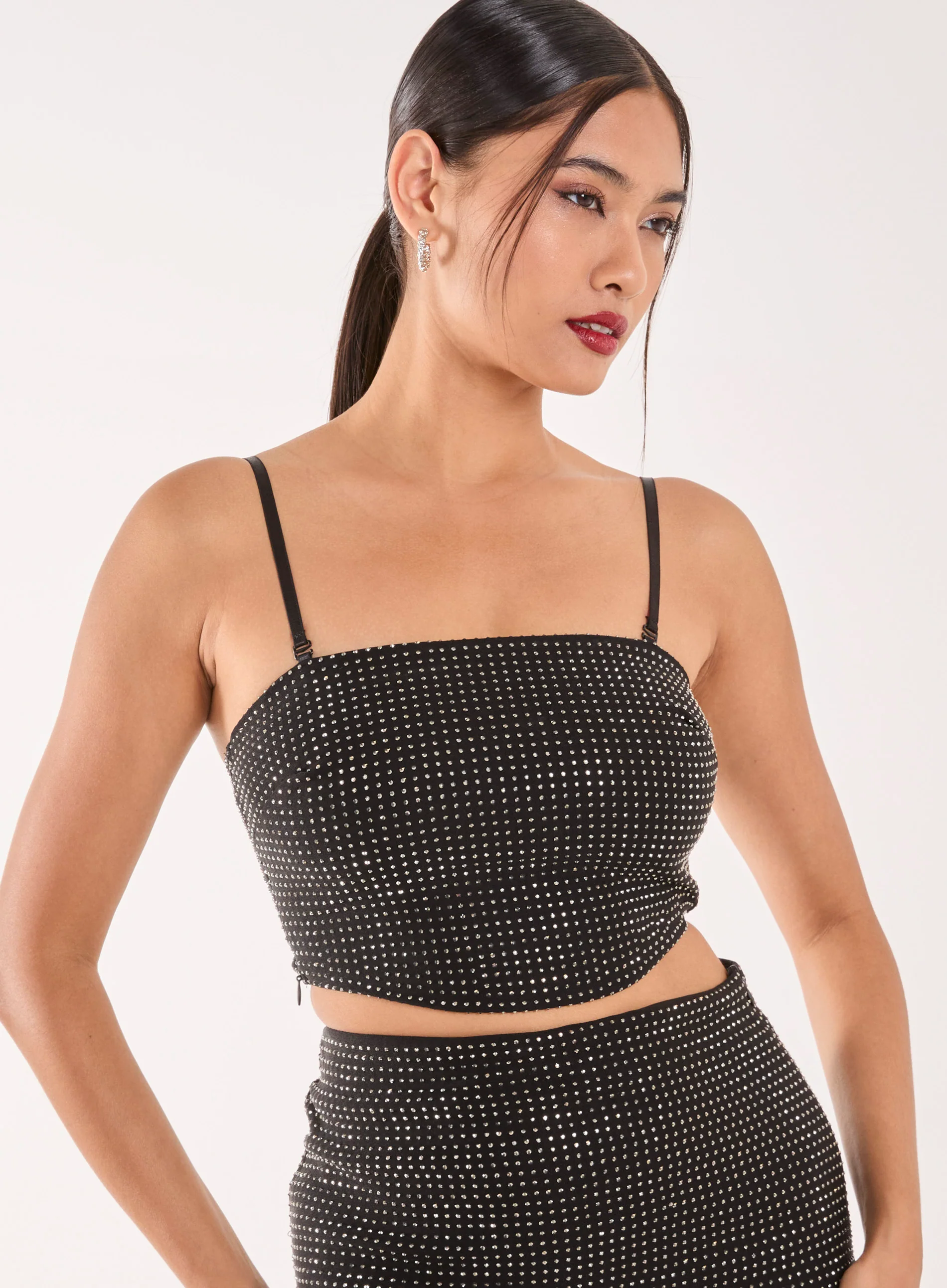 Rhinestone Multiway Corset Top - Image 3