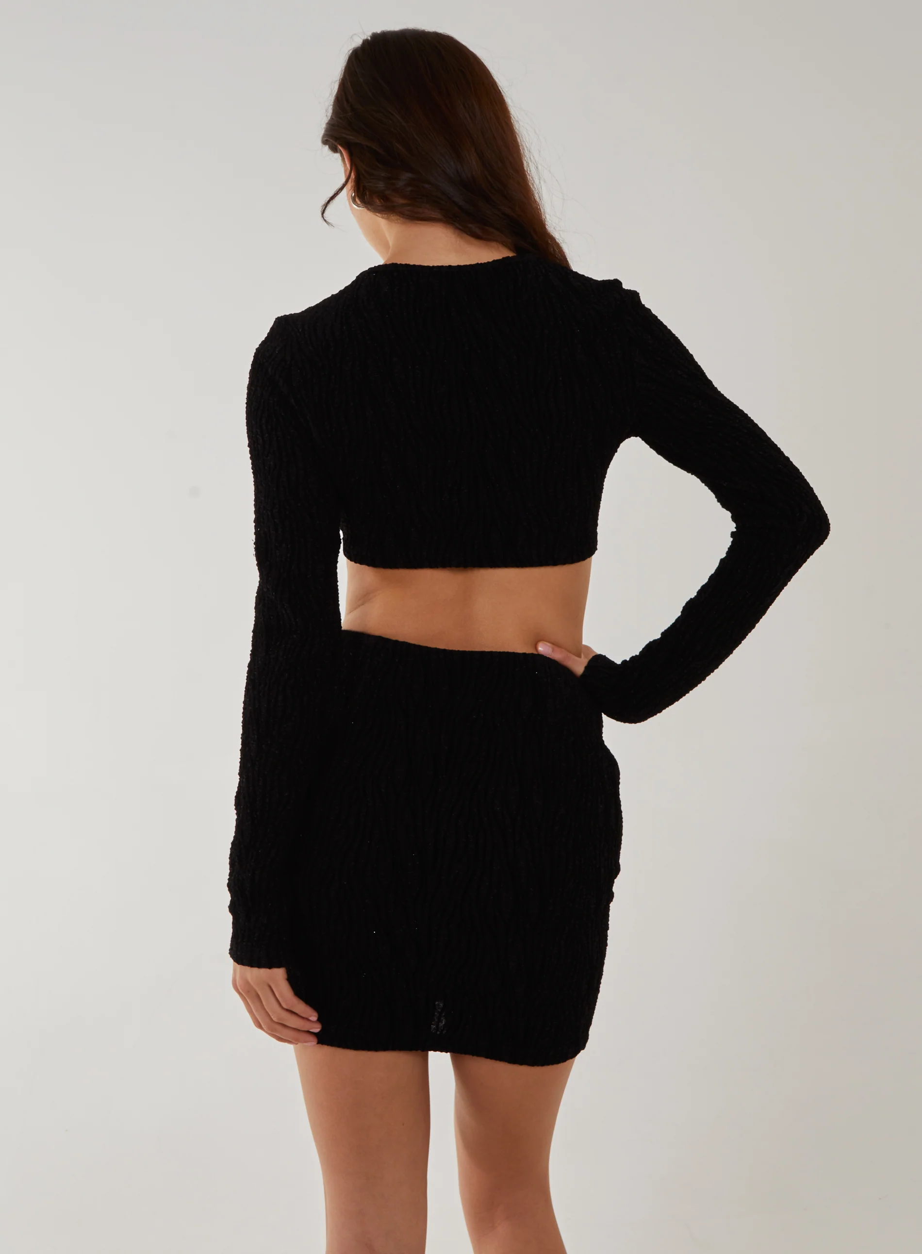 Rhinestone Zebra Lace Up Top - Image 4