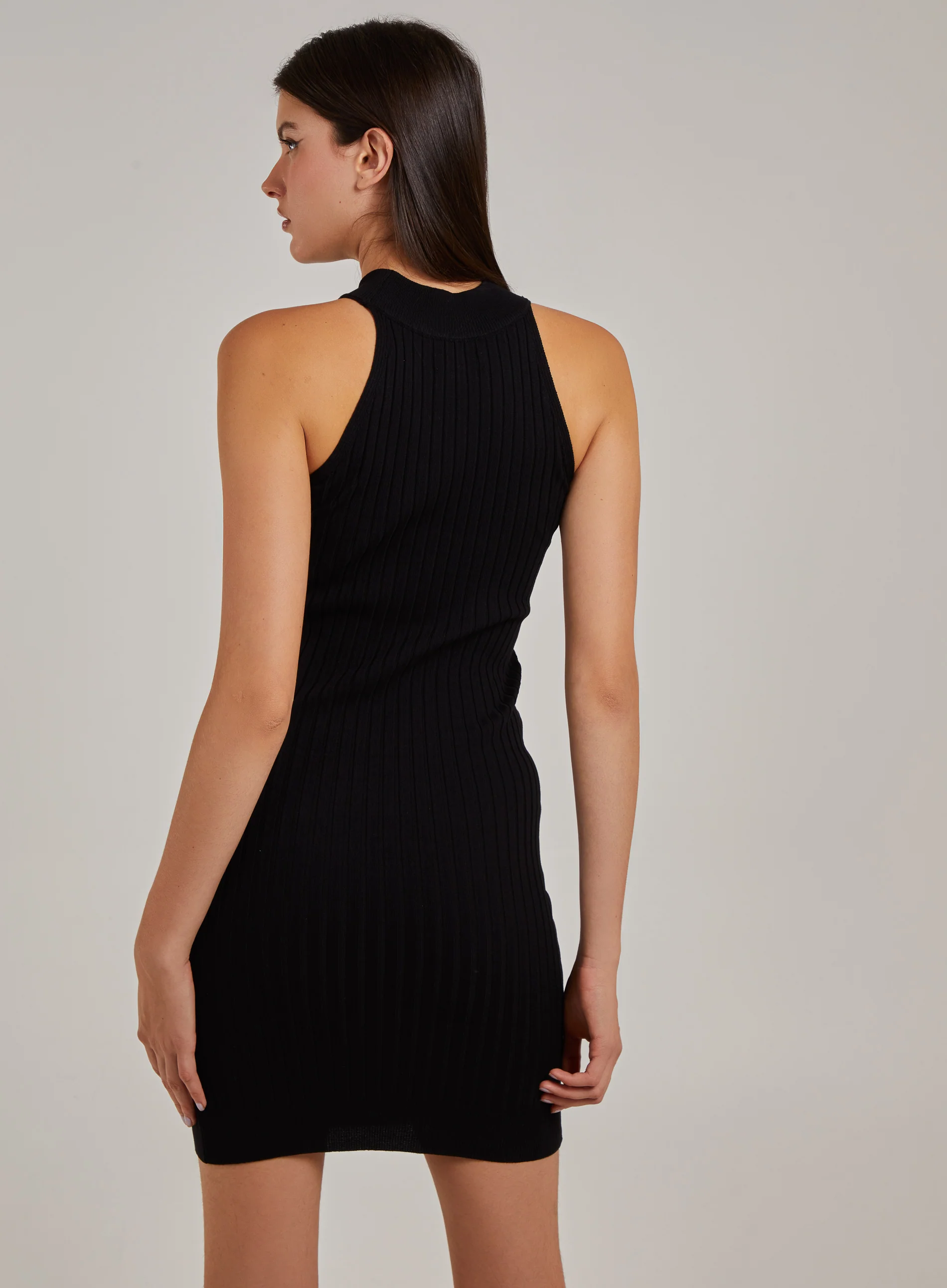 Rib Bodycon Midi Dress - Image 5