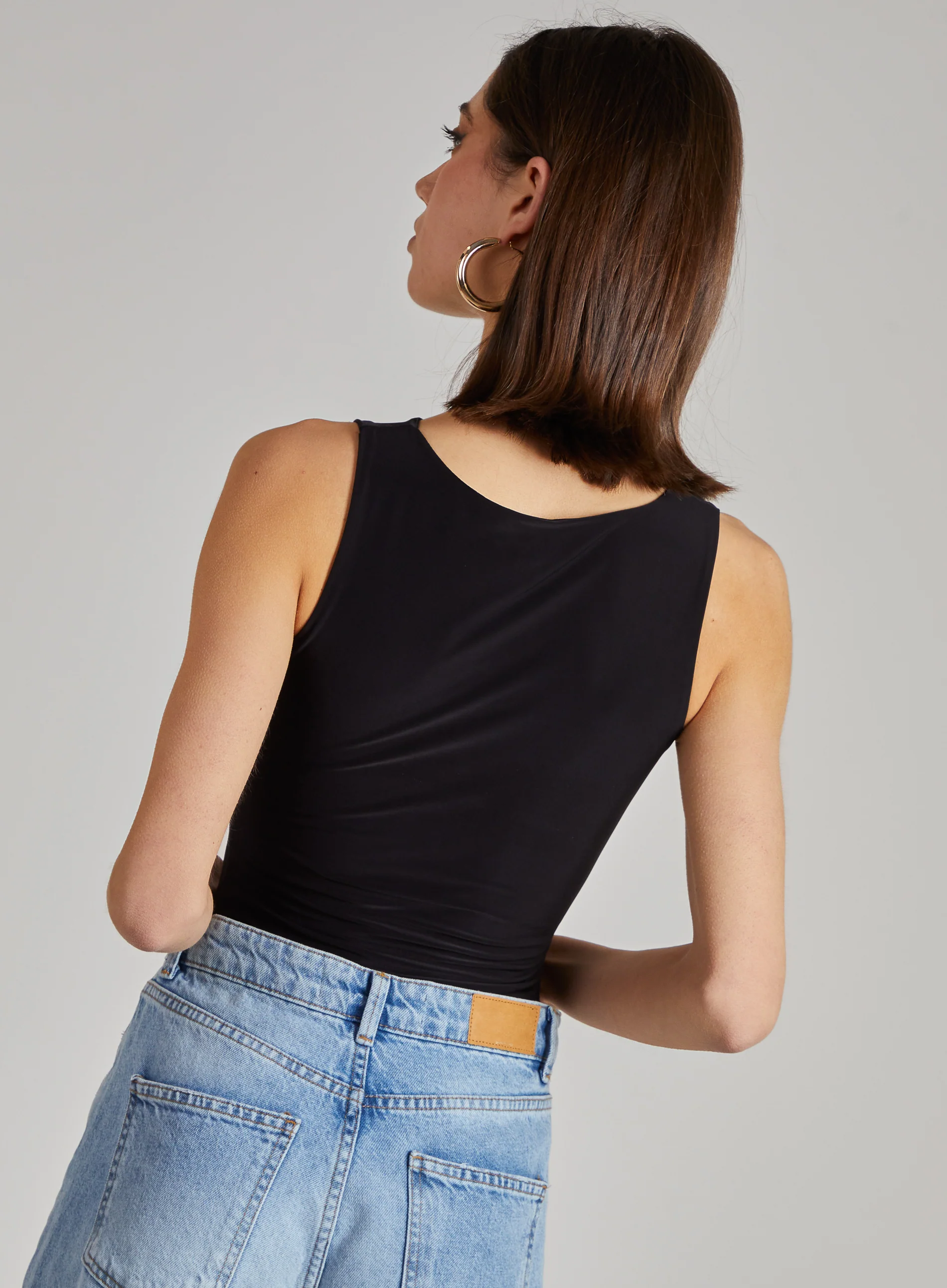Slinky Sleeveless Letterbox Bodysuit - Image 4