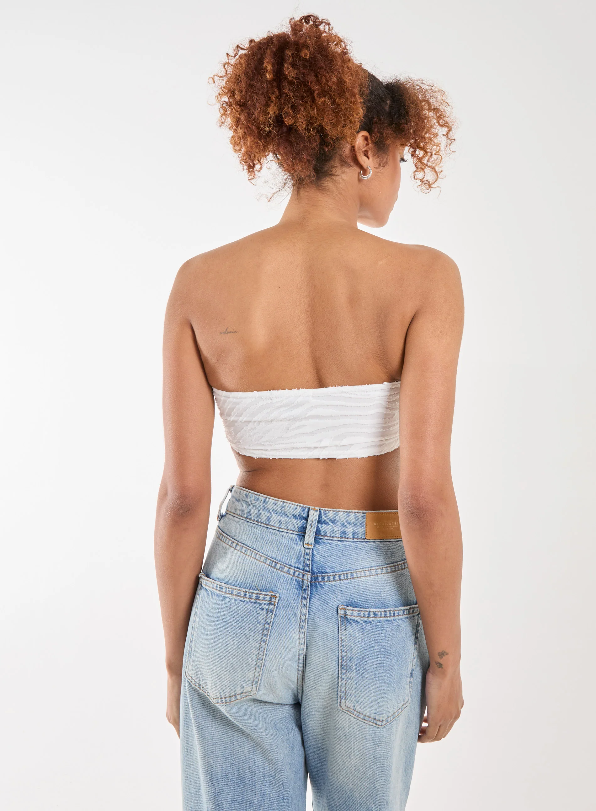 Tiger Print Textured Corset Top - Image 4