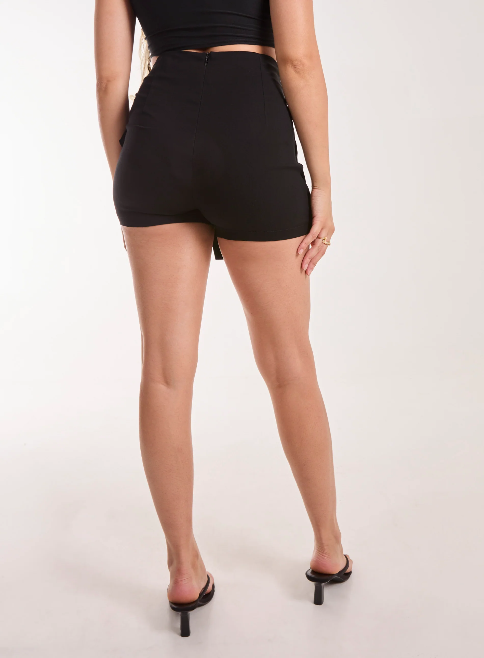 Utility Belt Detail Wrap Skort - Image 4