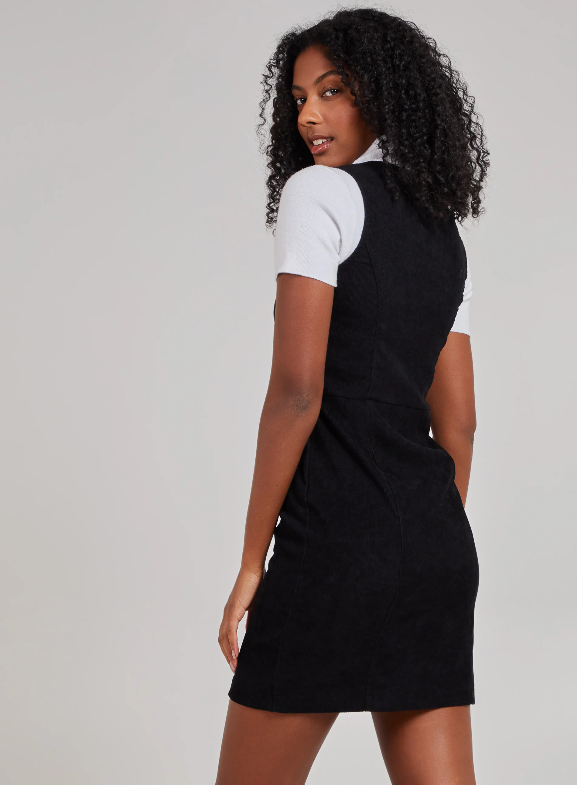 Zip Through Corduroy Dress - Image 5