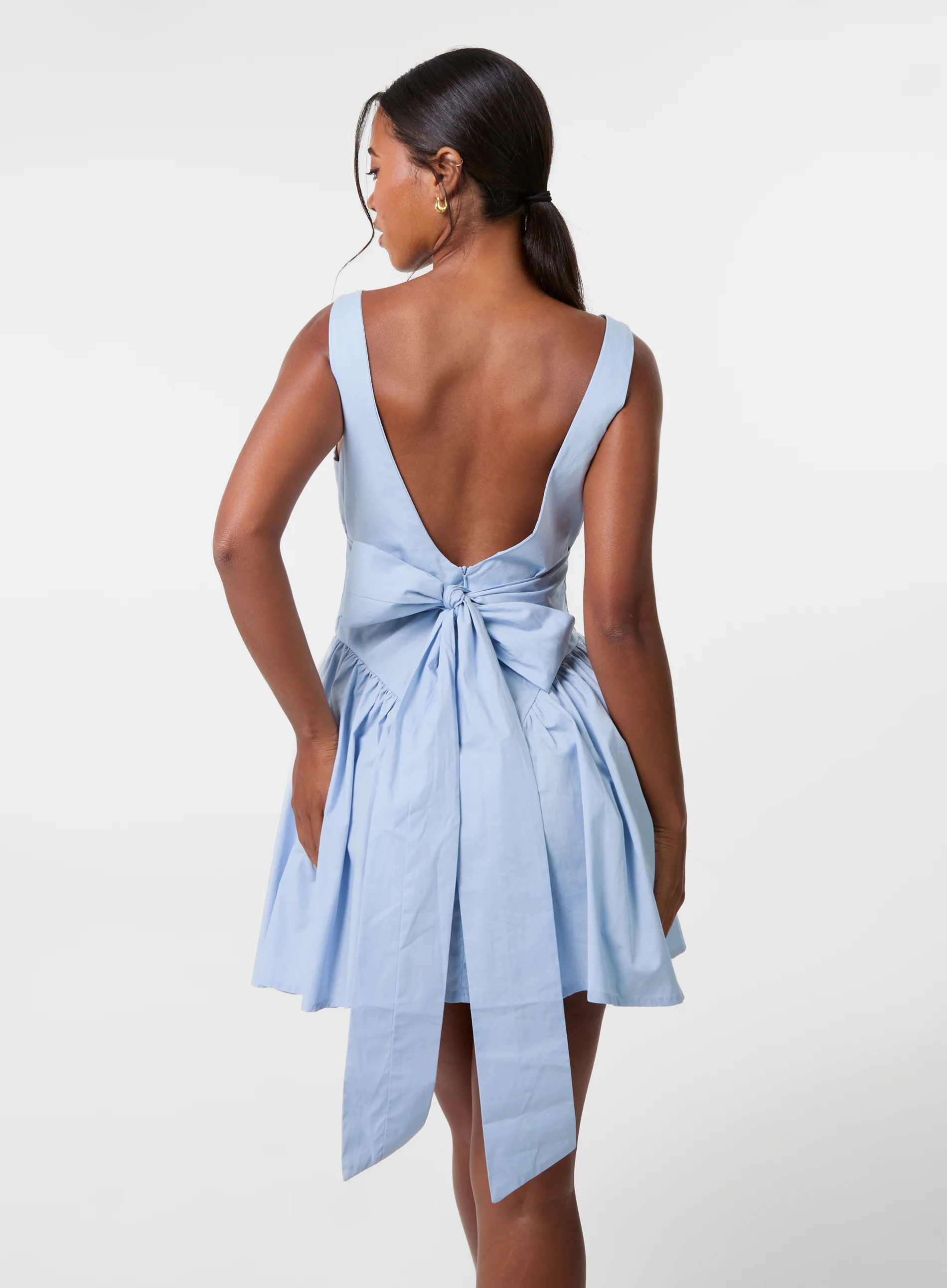 Bow Back Mini Dress - Image 5