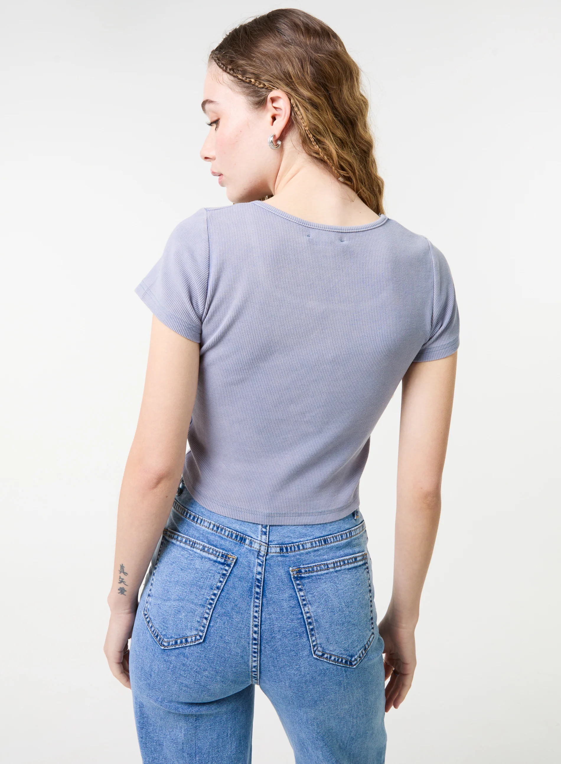 Embellished Wash Rib Top - Image 4