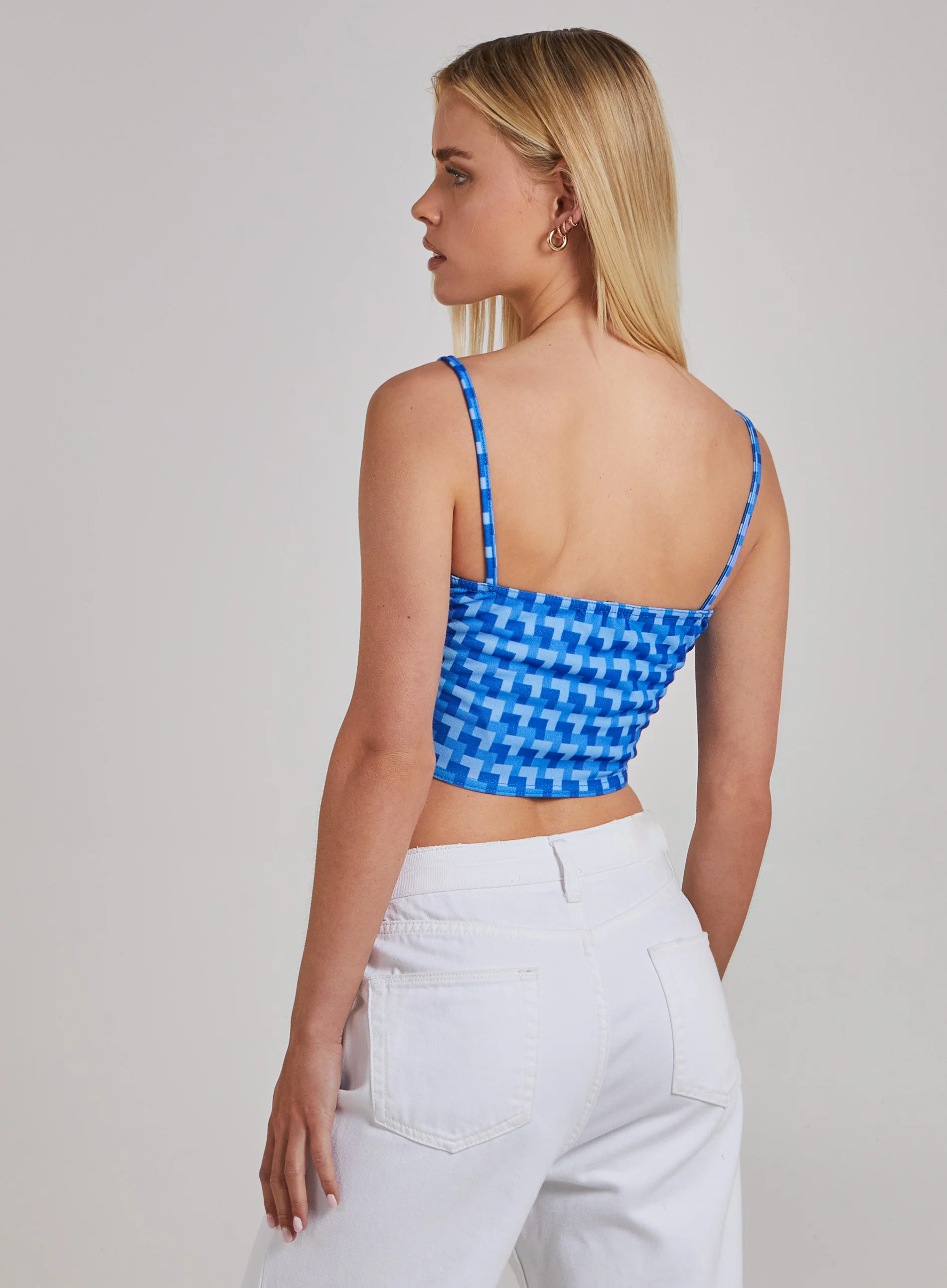 Geometric Print Cami Top - Image 4