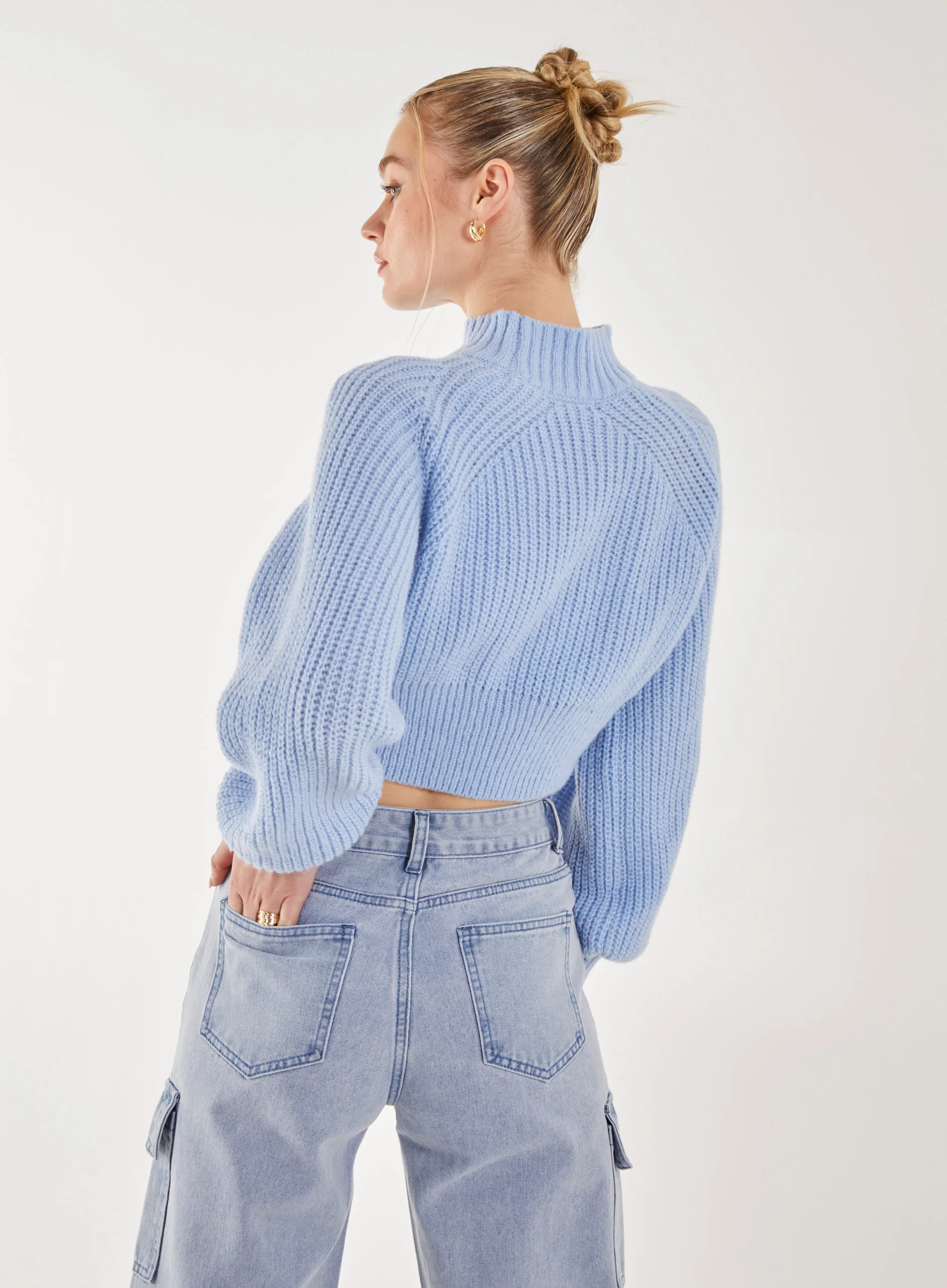 High Neck Knitted Jumper - Image 4