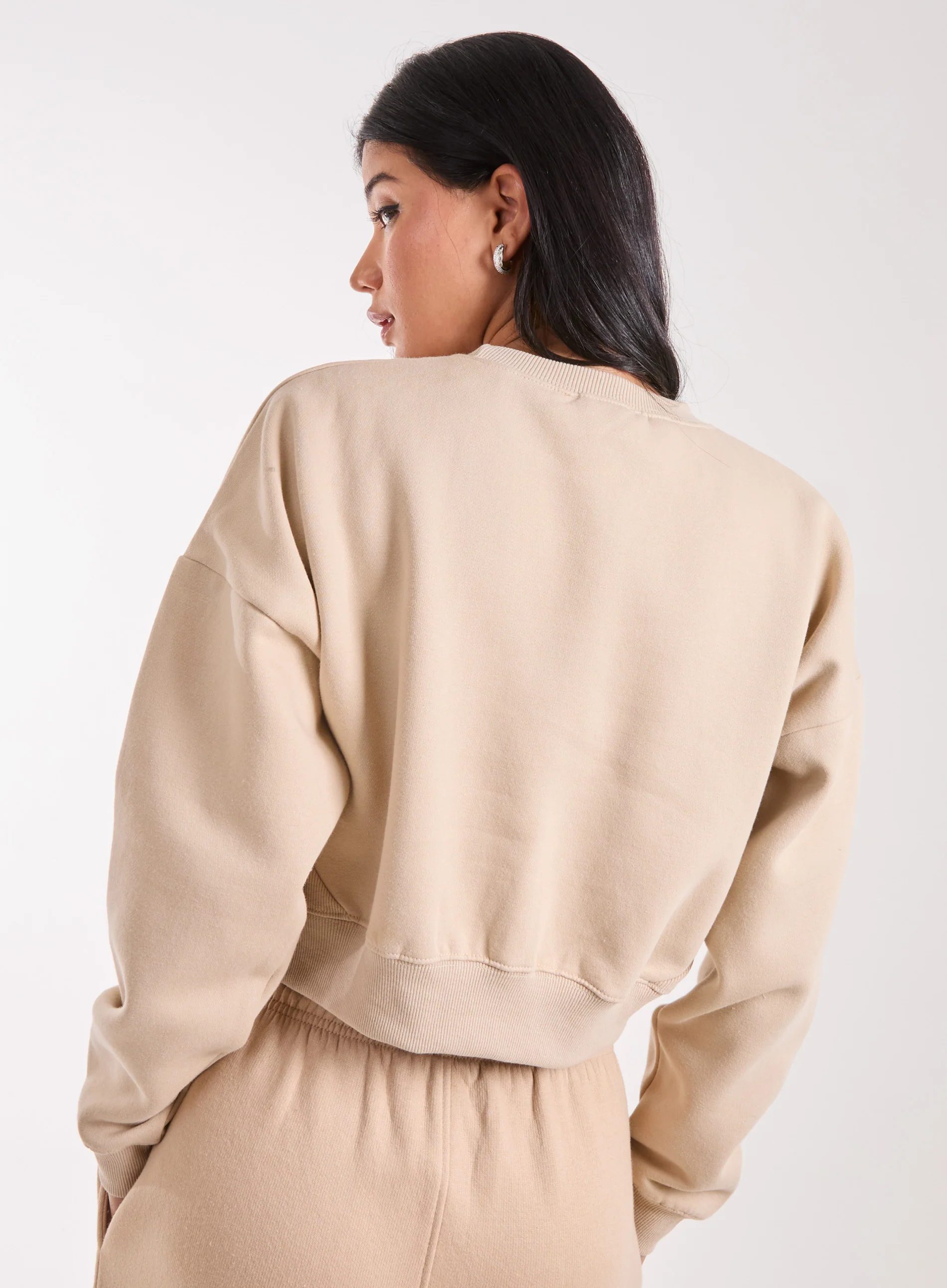 Boston Silk Detail Crop Sweater - Image 4
