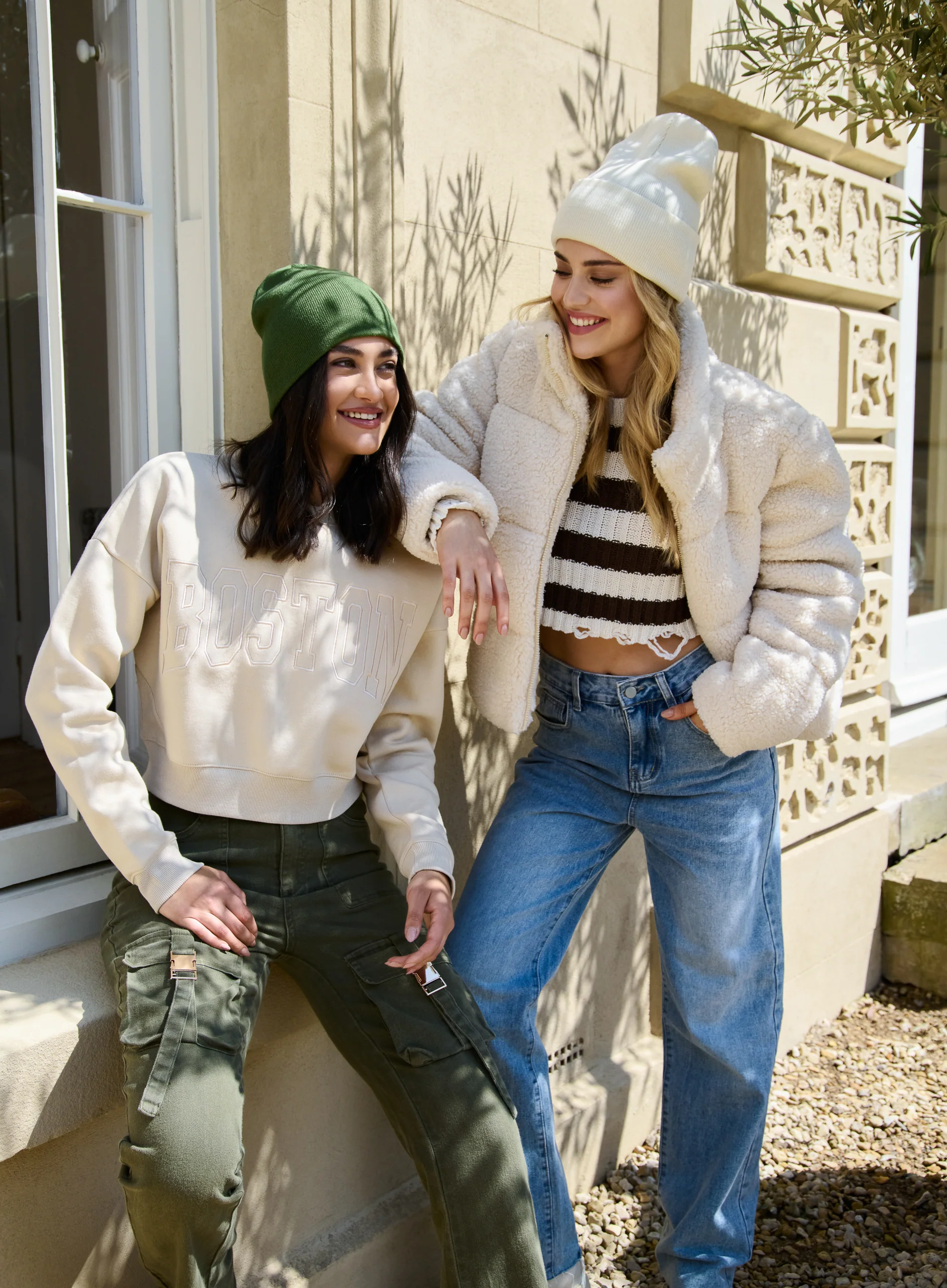 Boston Silk Detail Crop Sweater - Image 5