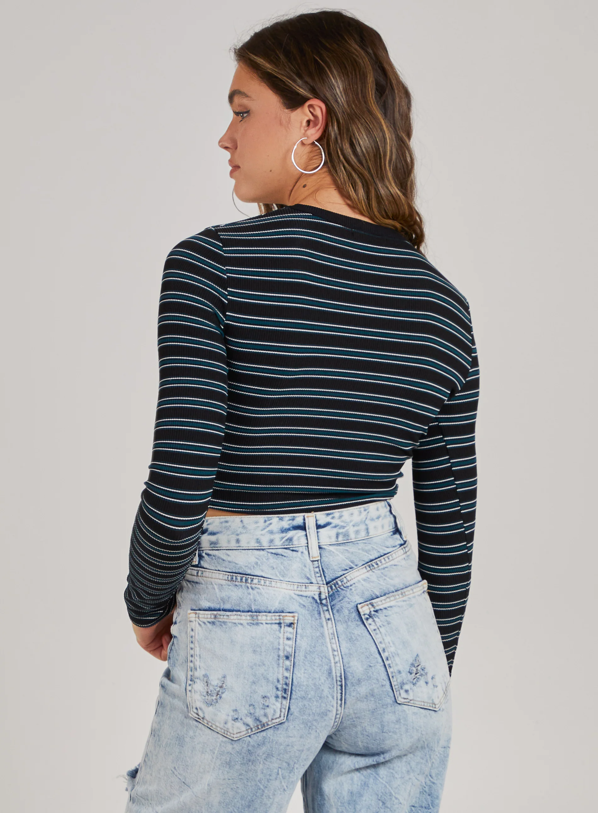 Striped Long Sleeve Top - Image 5