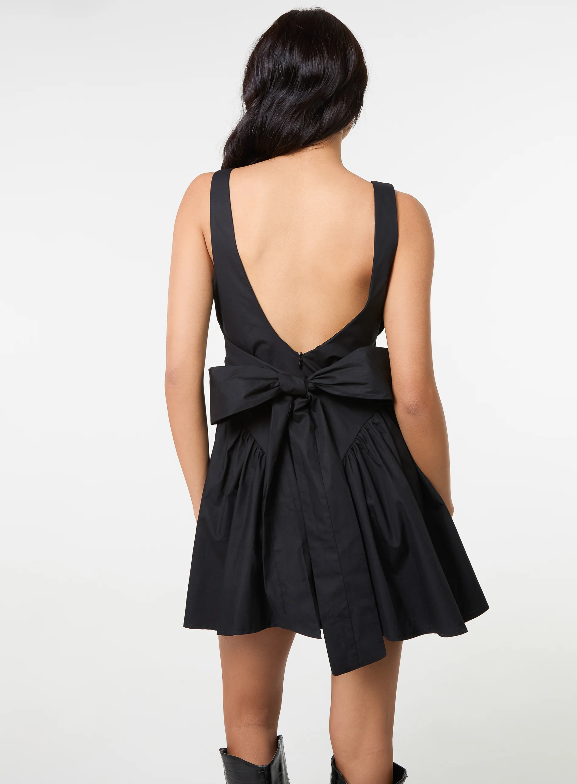 Bow Back Mini Dress - Image 7