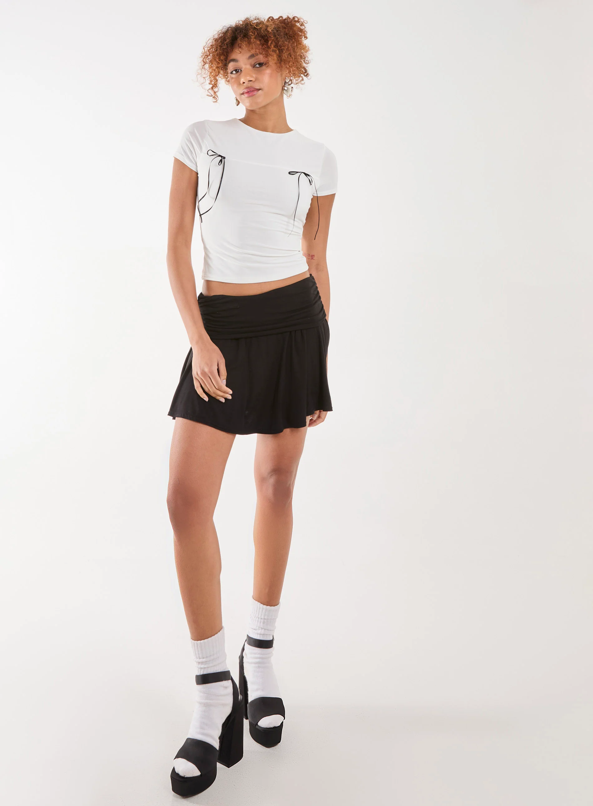 Bow Detail T-Shirt - Image 3