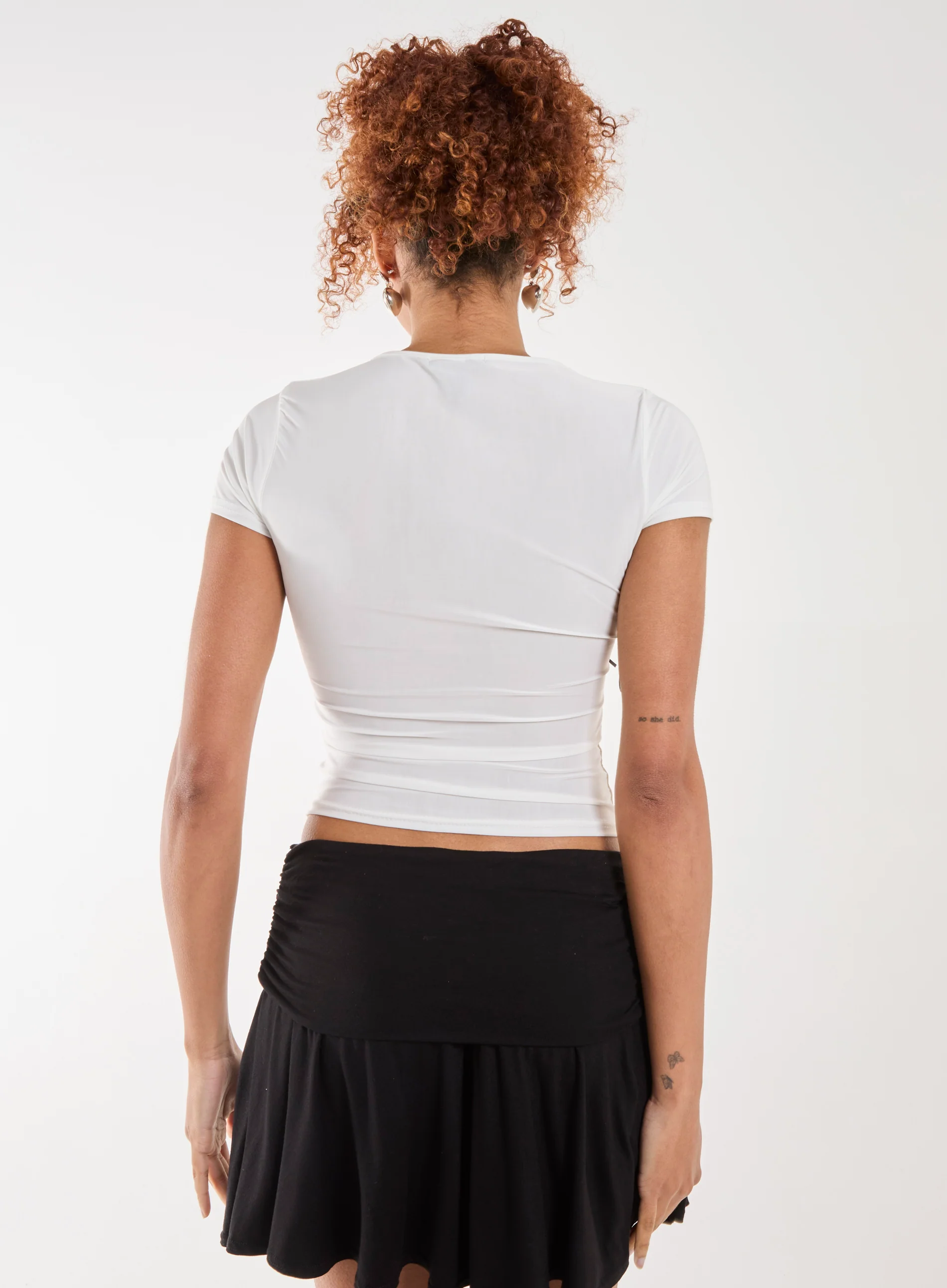 Bow Detail T-Shirt - Image 5
