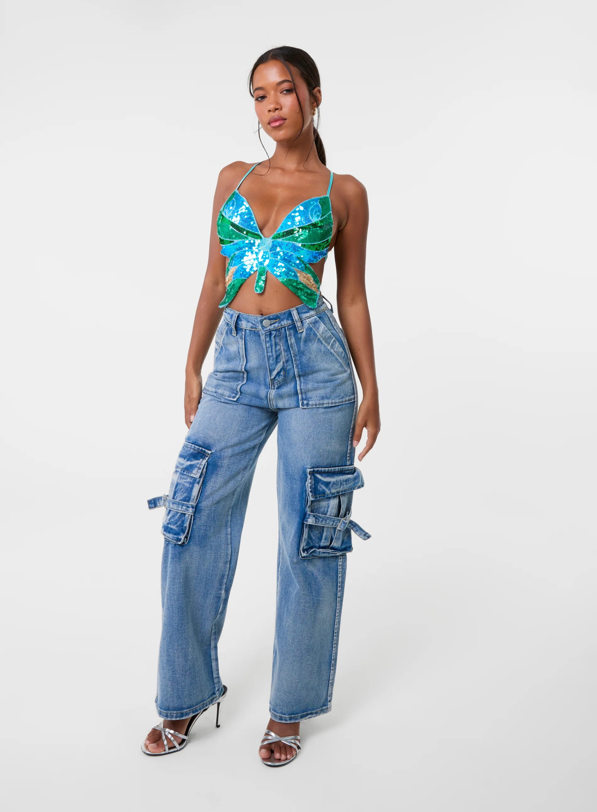Butterfly Sequin Top - Image 3