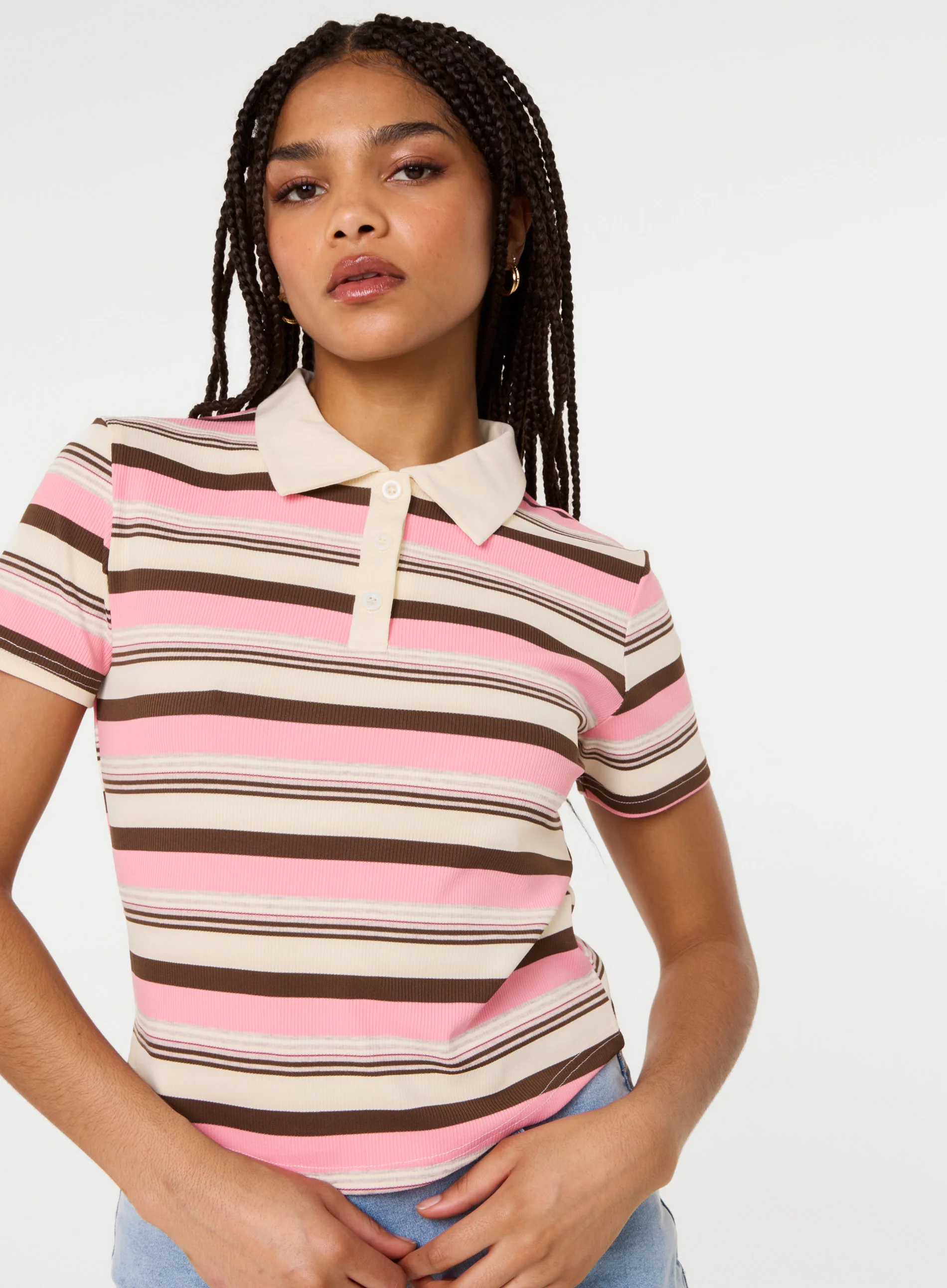 Button Up Rugby T-Shirt - Image 3