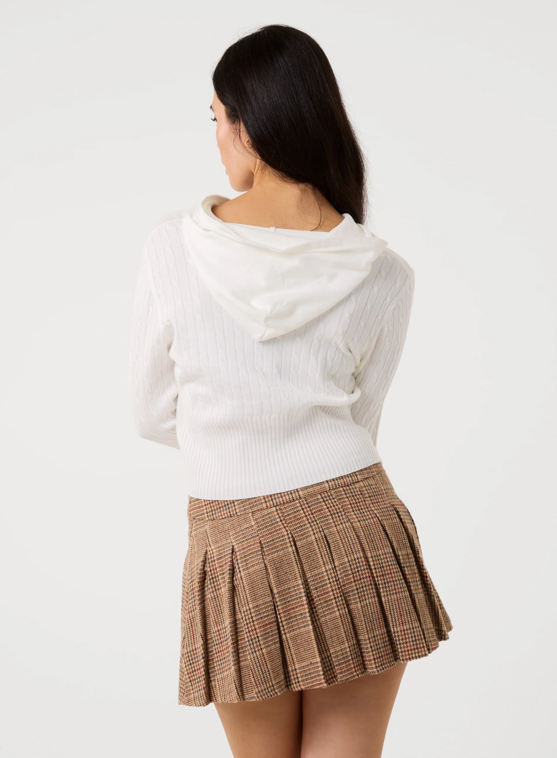 Cable Knit Bear Hoodie - Image 4