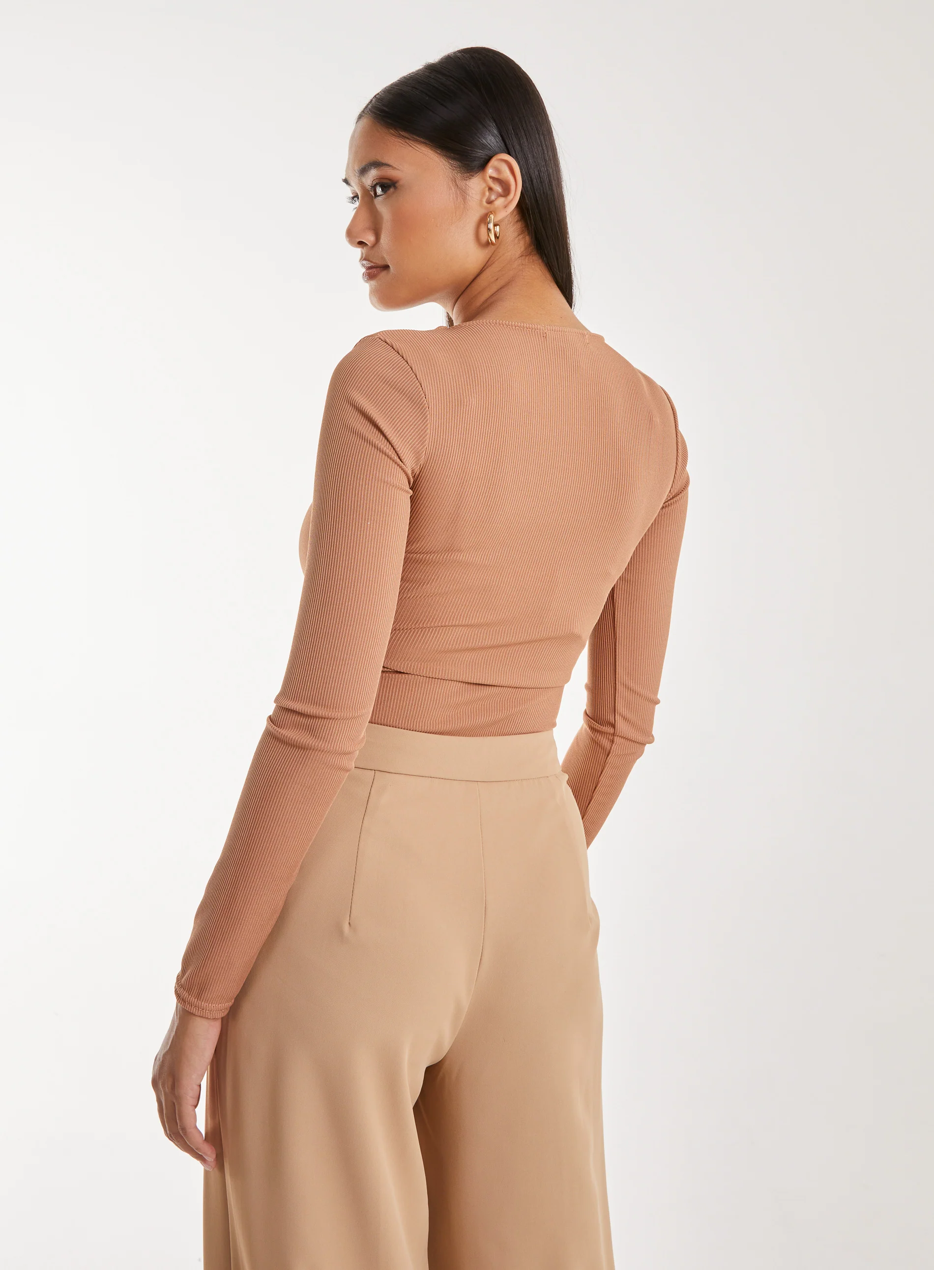 Twist Letterbox Long Sleeve Body - Image 4