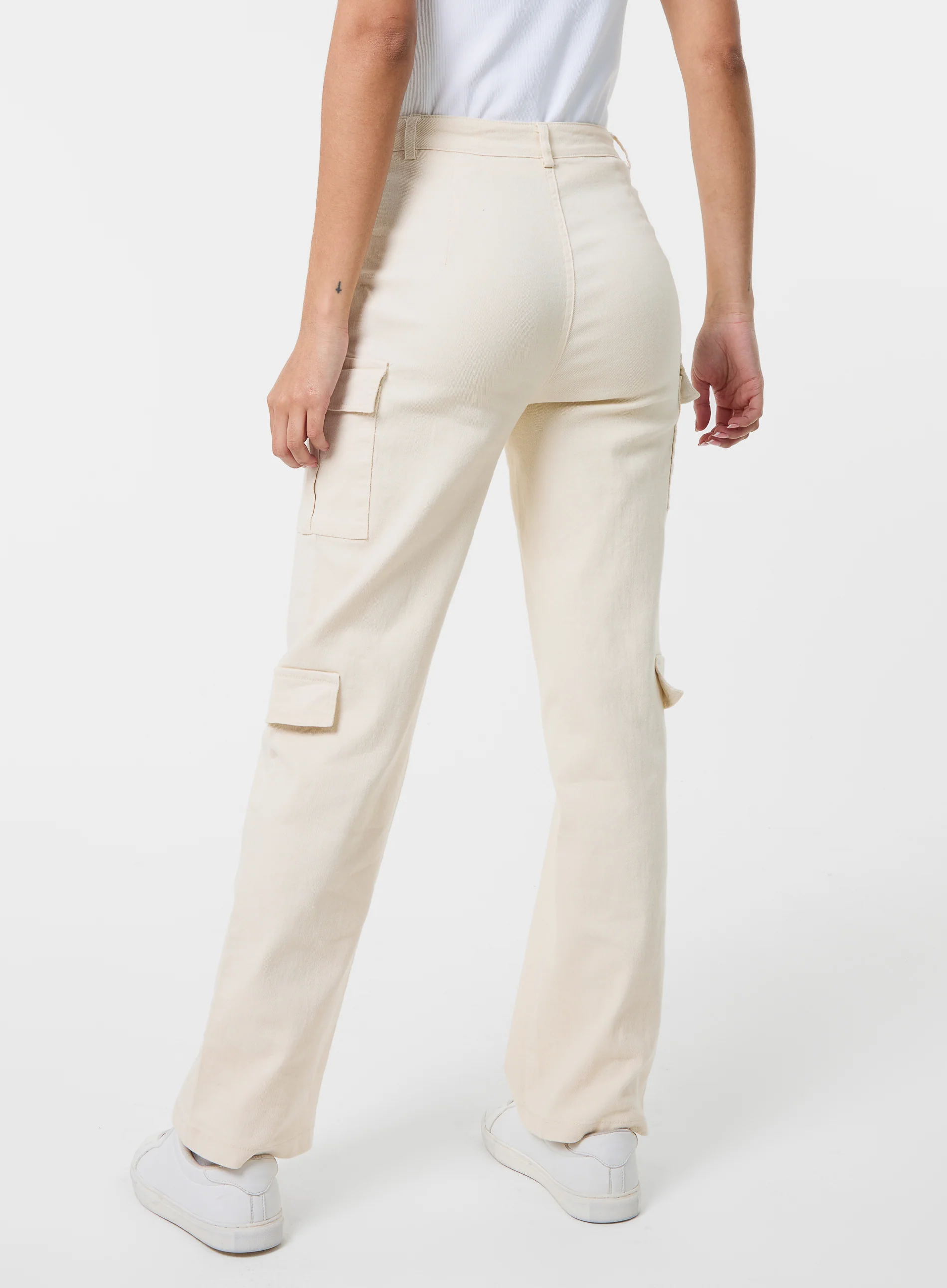 Straight Leg Multi Pockets Cargo Trousers - Image 5