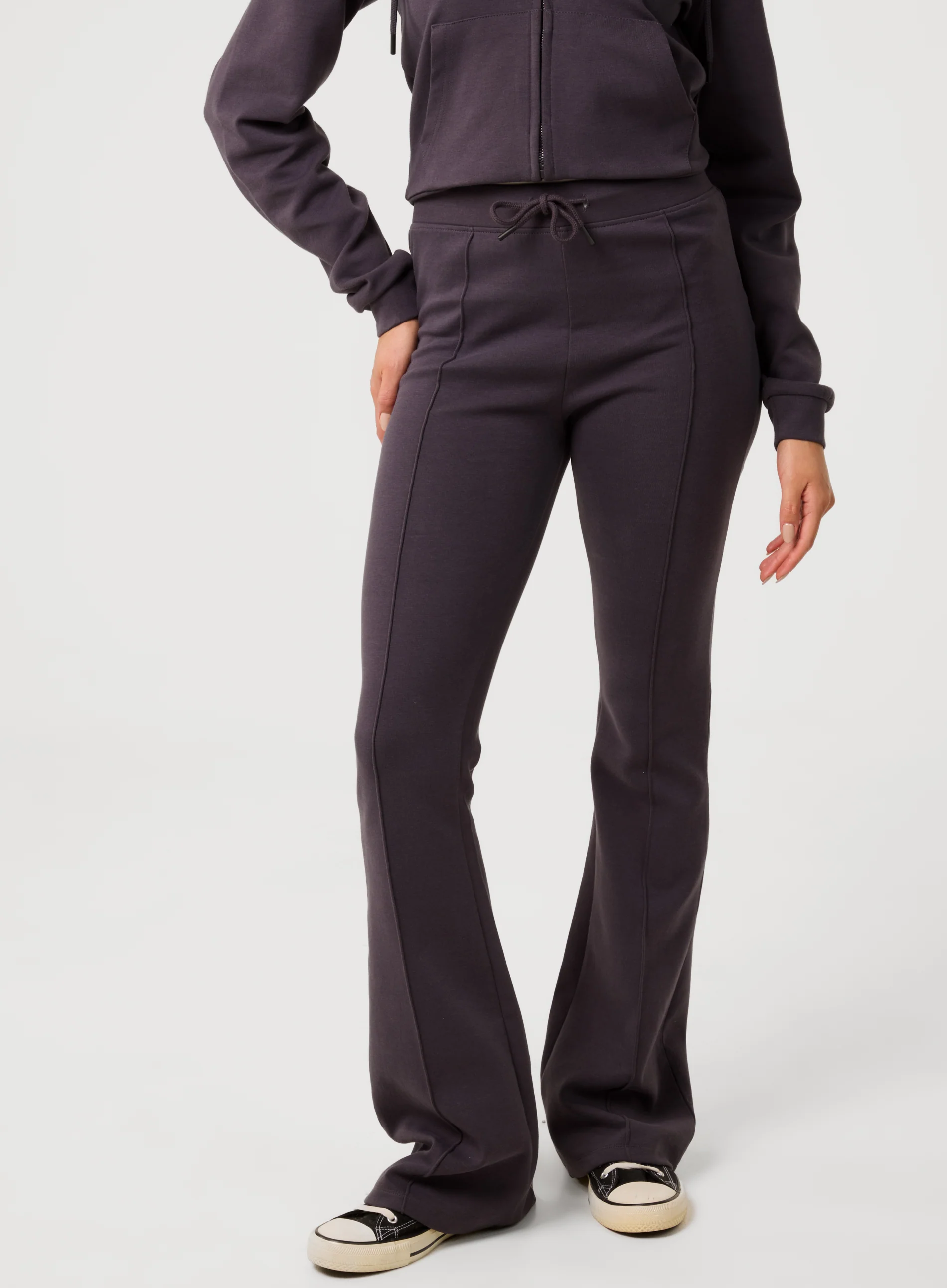 Pin Tuck Jersey Flares - Image 3