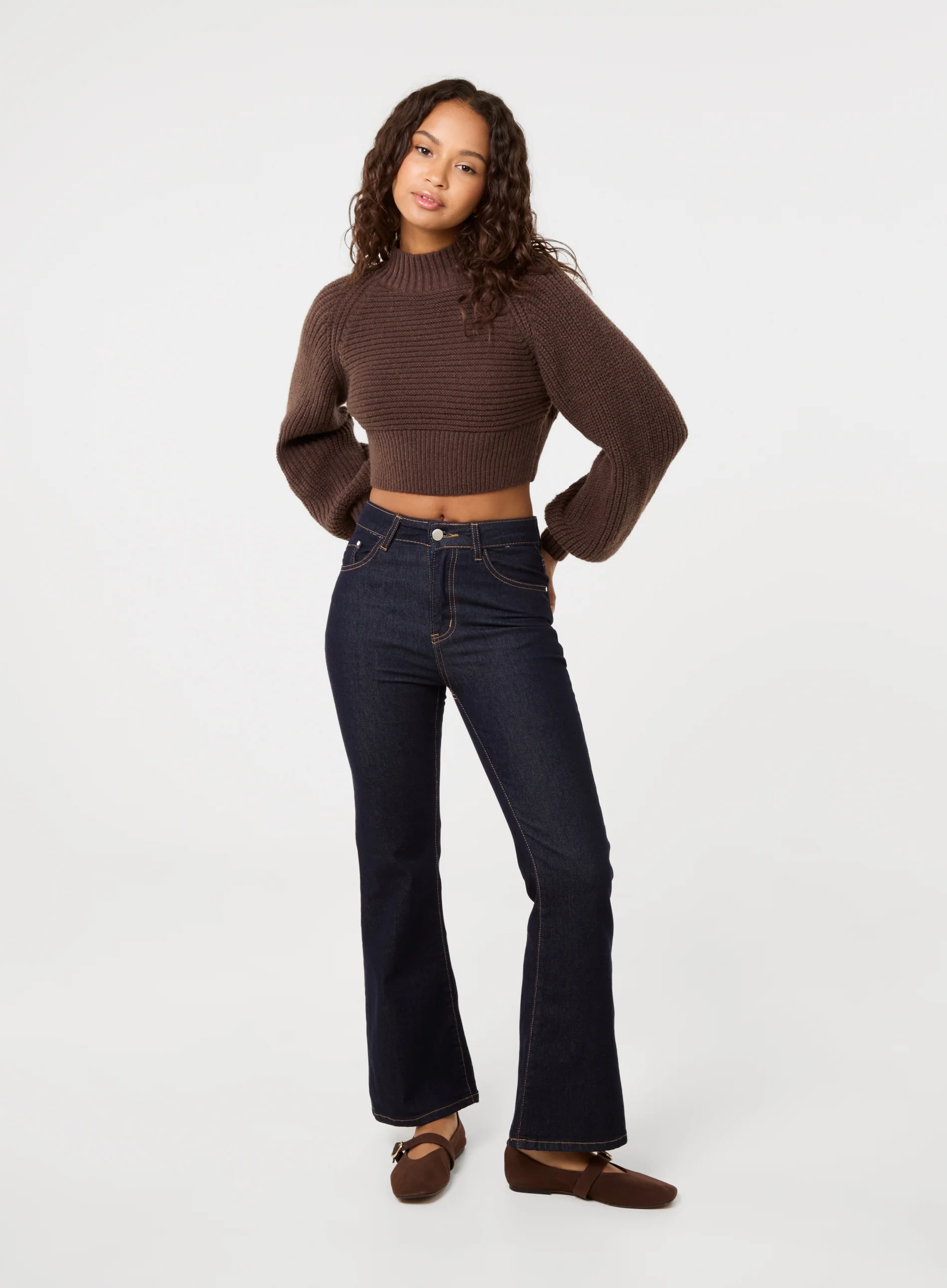 High Neck Knitted Jumper - Image 2
