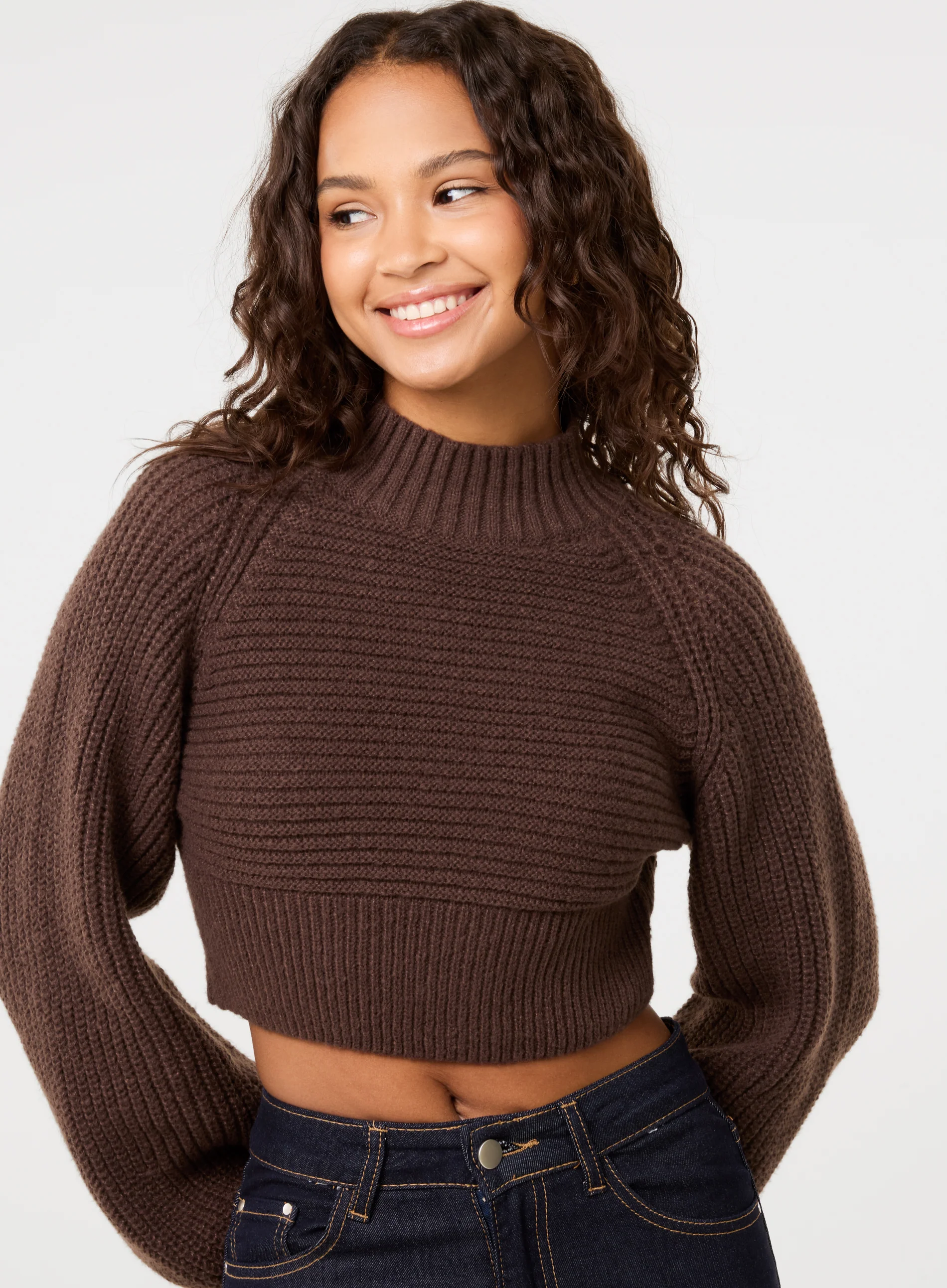 High Neck Knitted Jumper - Image 3
