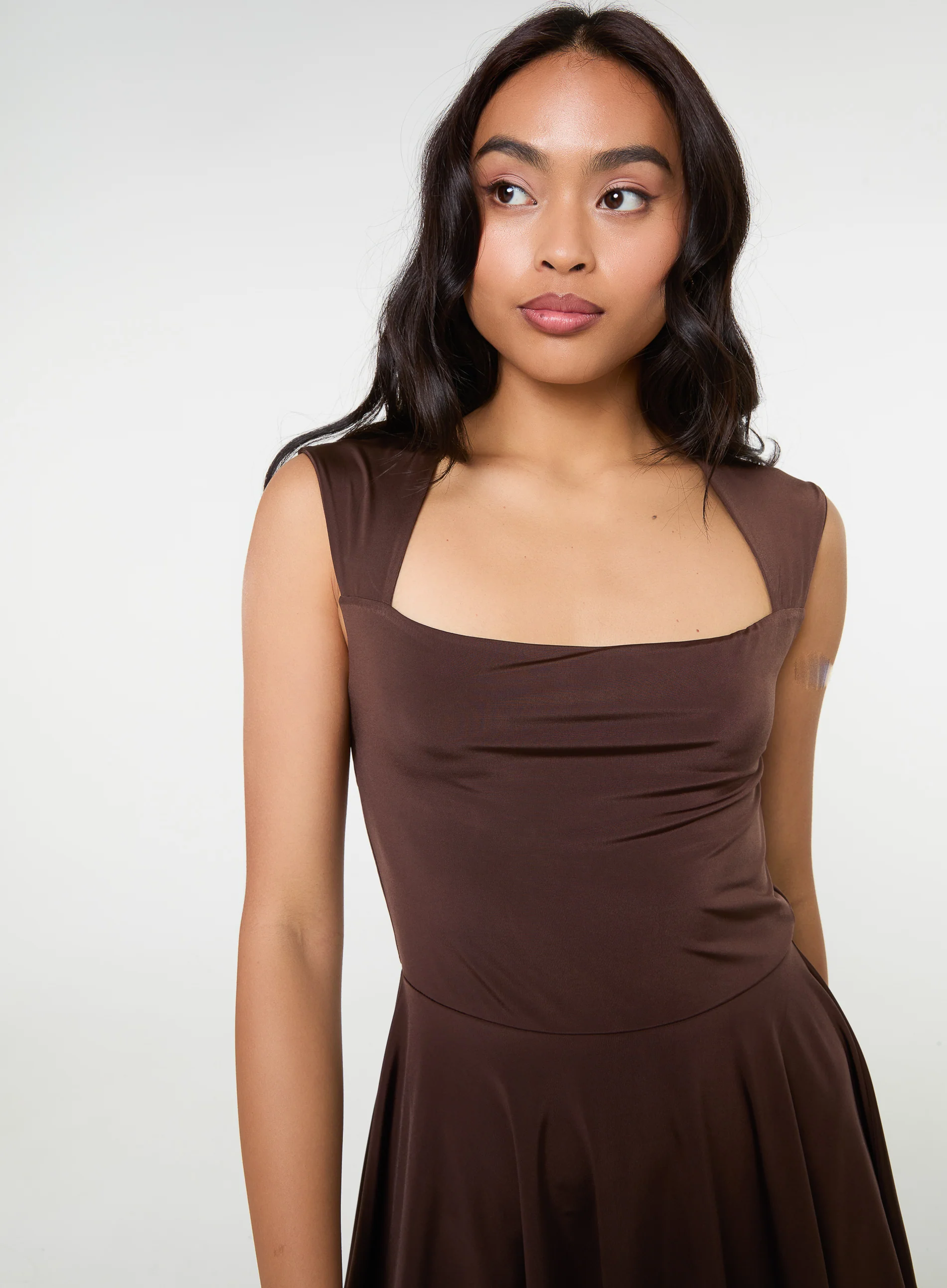 Slinky Open Back Mini Flippy Playsuit - Image 4