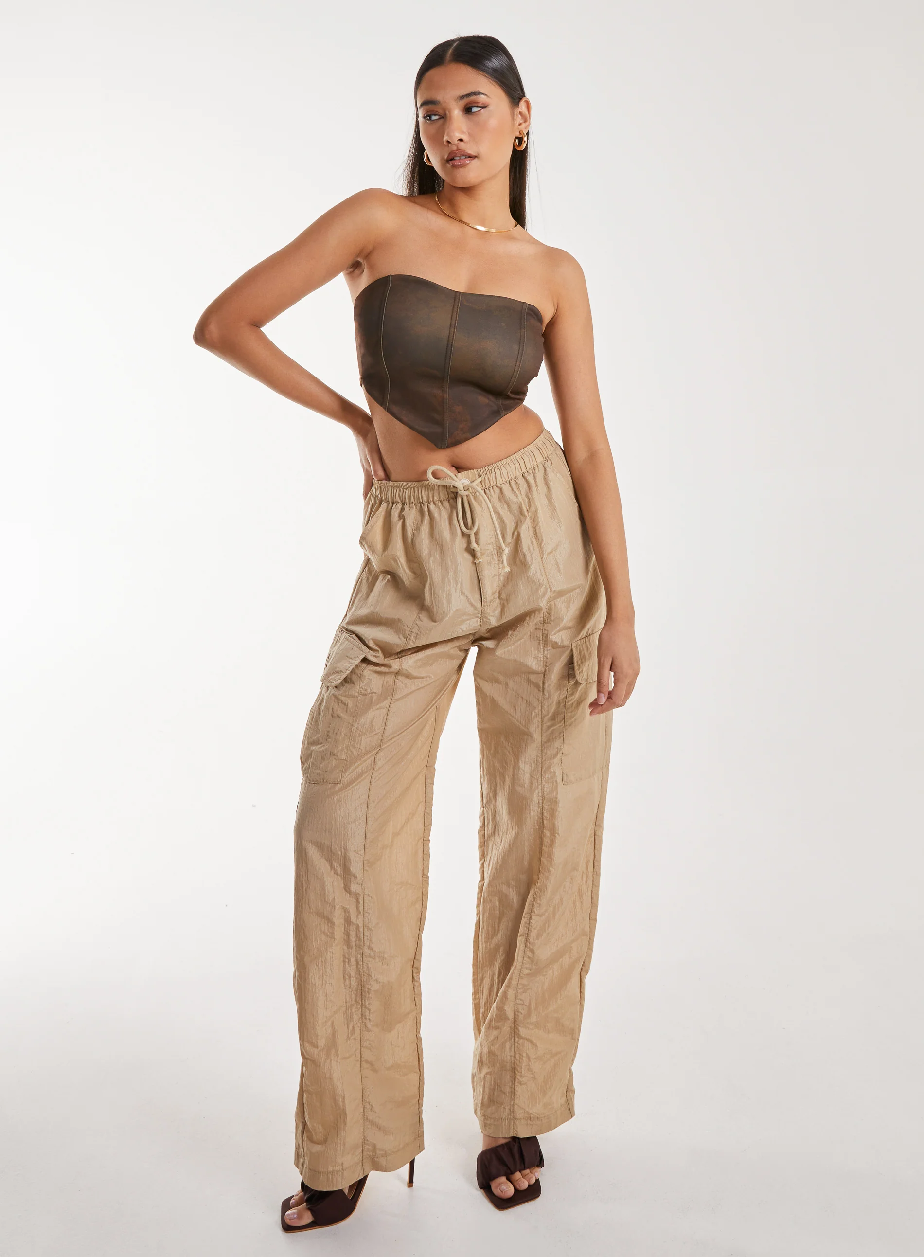 Watermark Seam Corset Top - Image 2