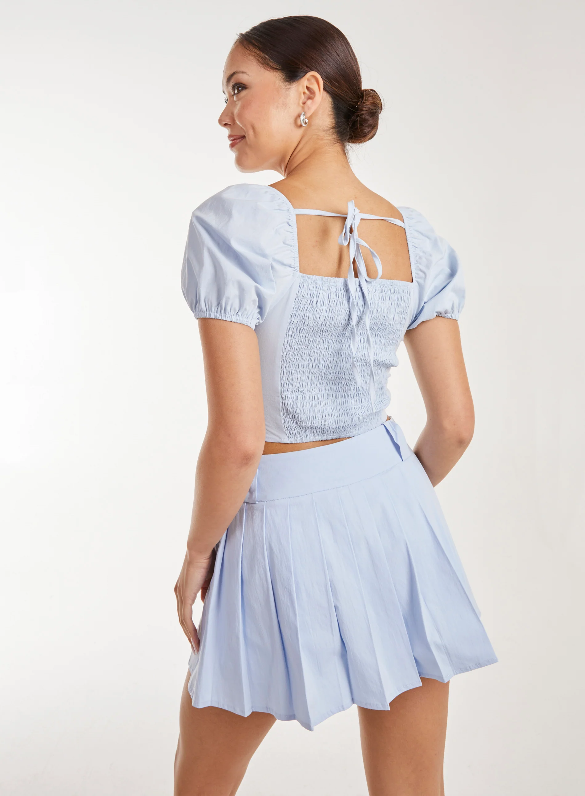 Corsage Puff Sleeve Top - Image 5