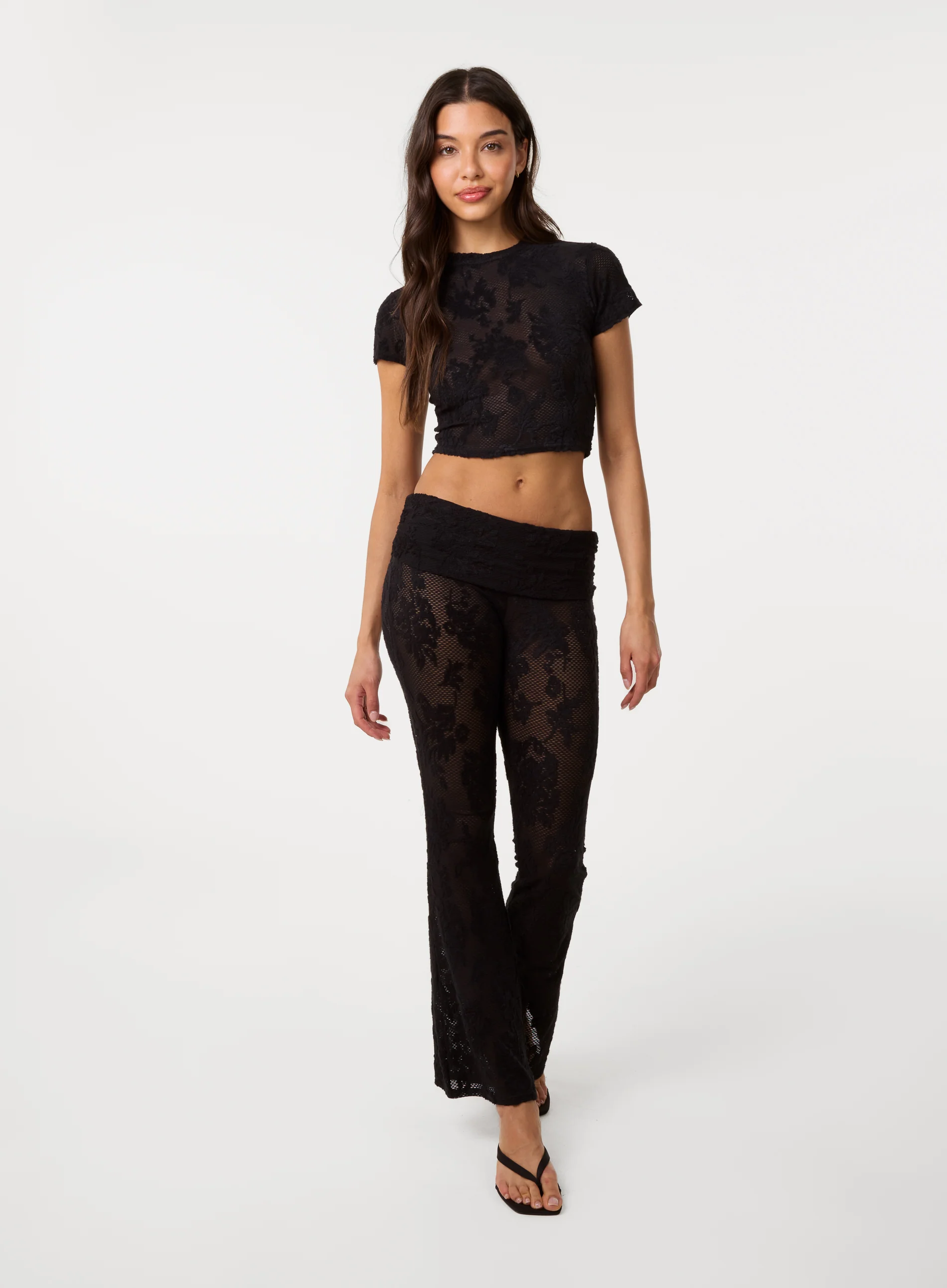 Crochet Lace Baby Tee - Image 2